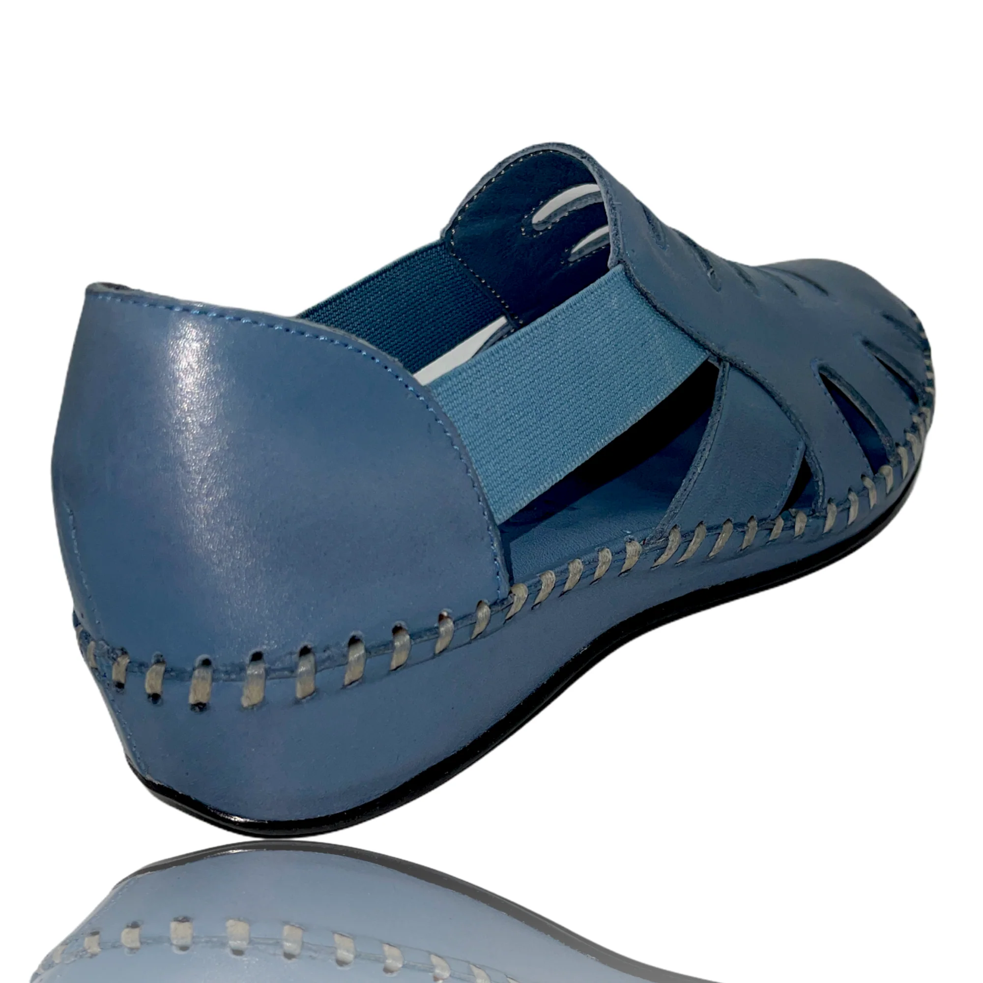 The Maerdy Blue Leather Sandal Final Sale! - Image 3