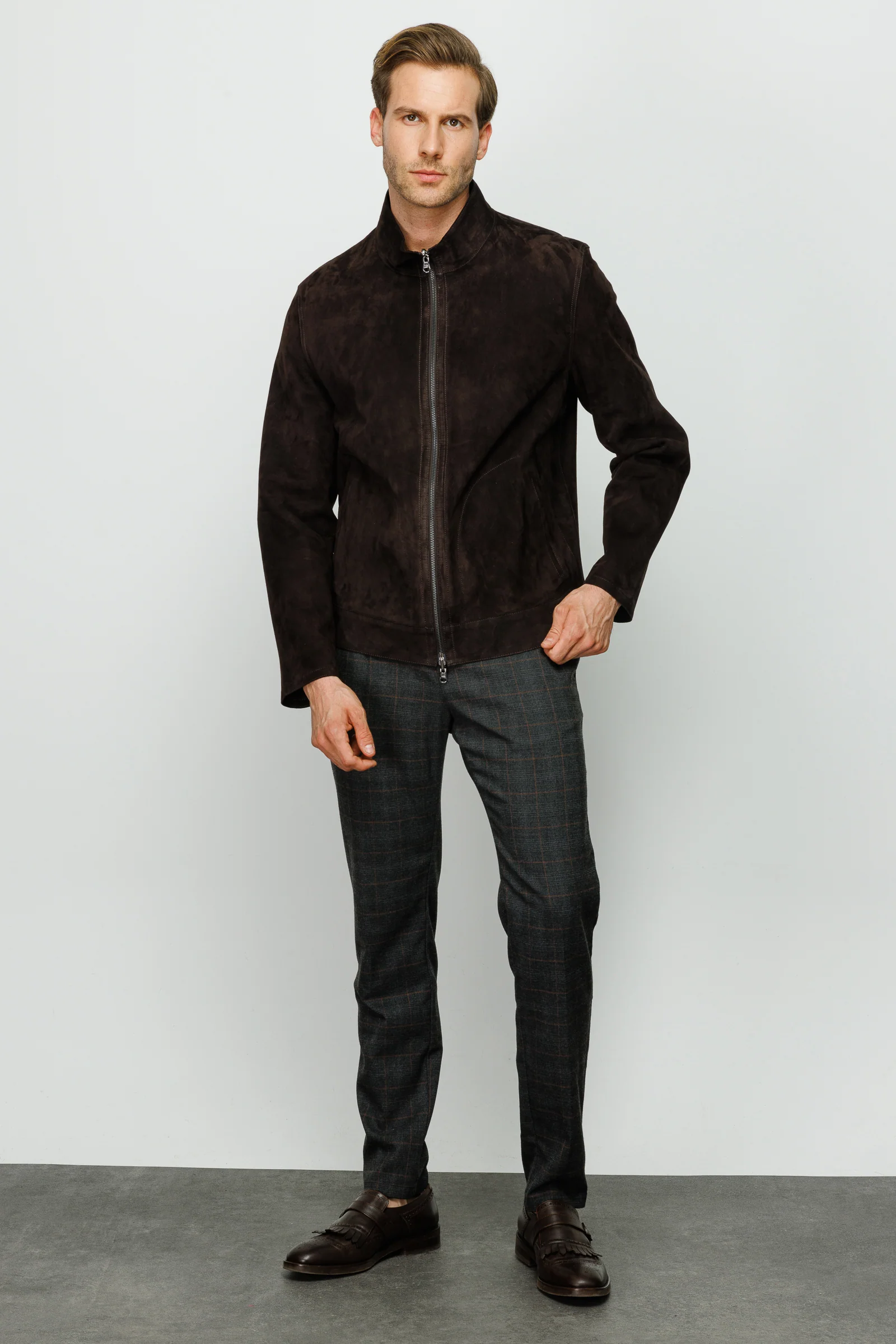 The Alba Black Leather Men Jacket - Image 2