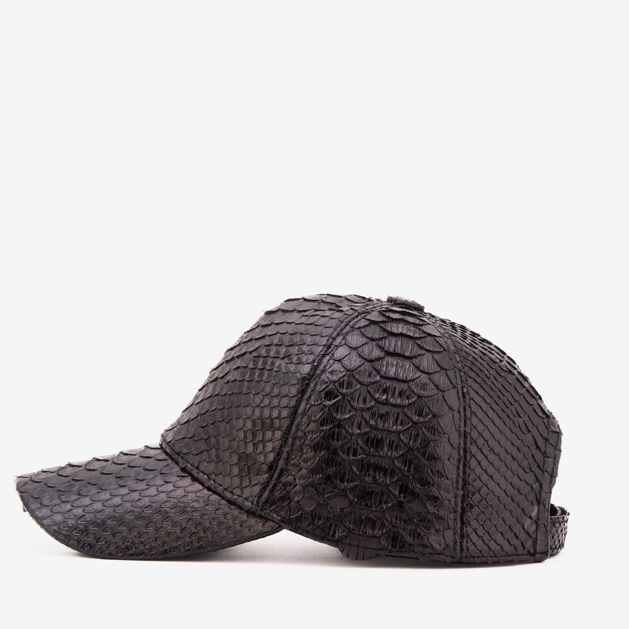 Boss Black Python Leather Cap - Image 6