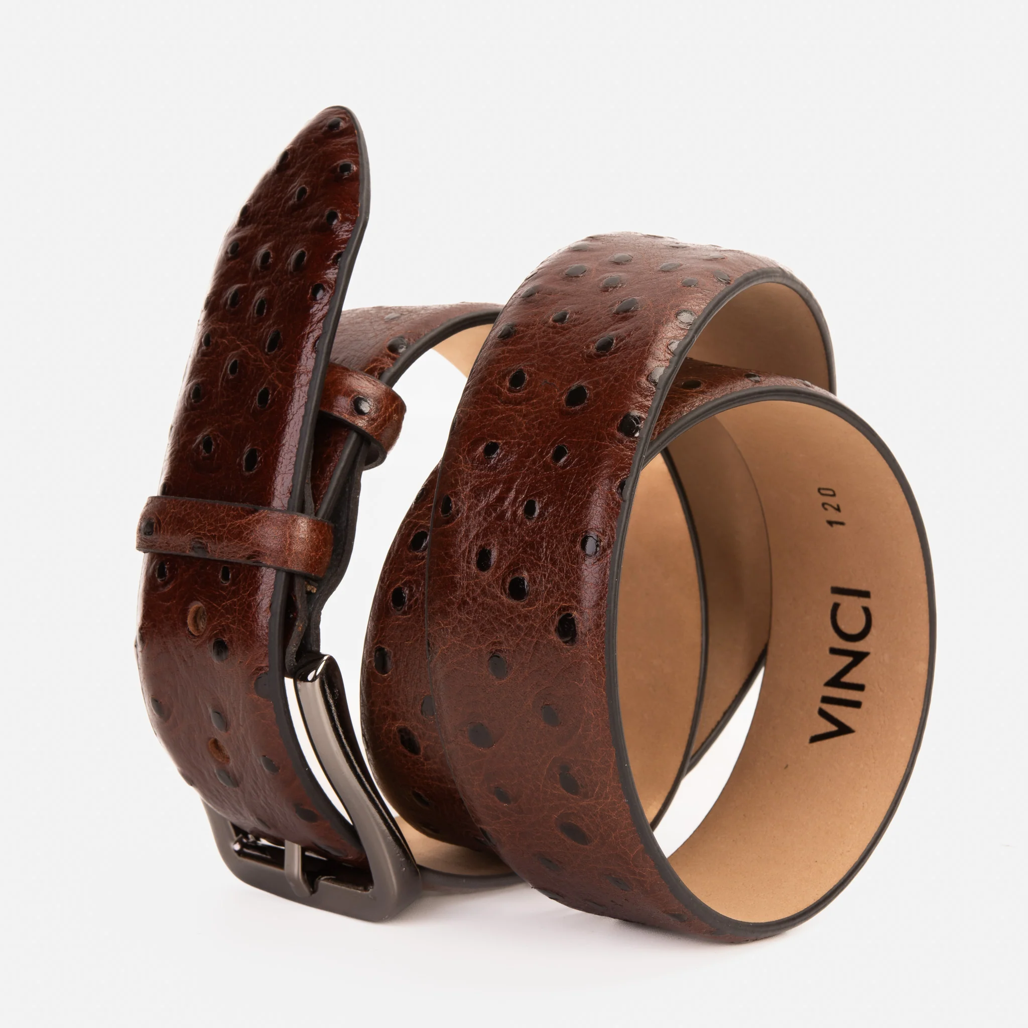 The Dallas Brown Calfskin Belt - Image 7