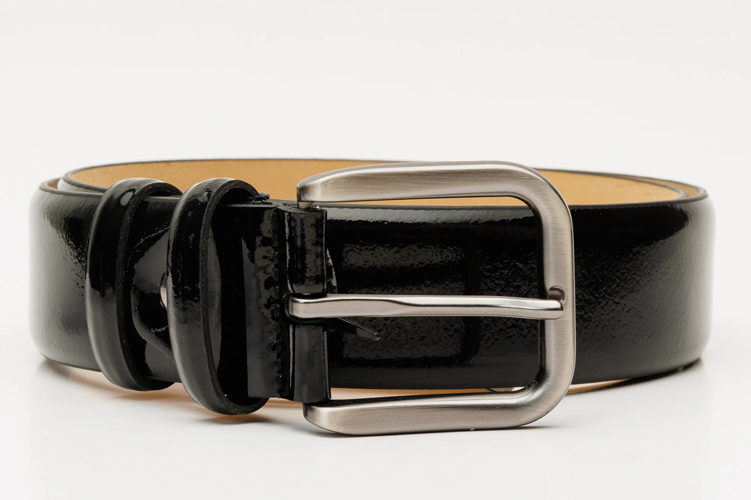 The Dodoma Black Patent Leather Belt - Image 4