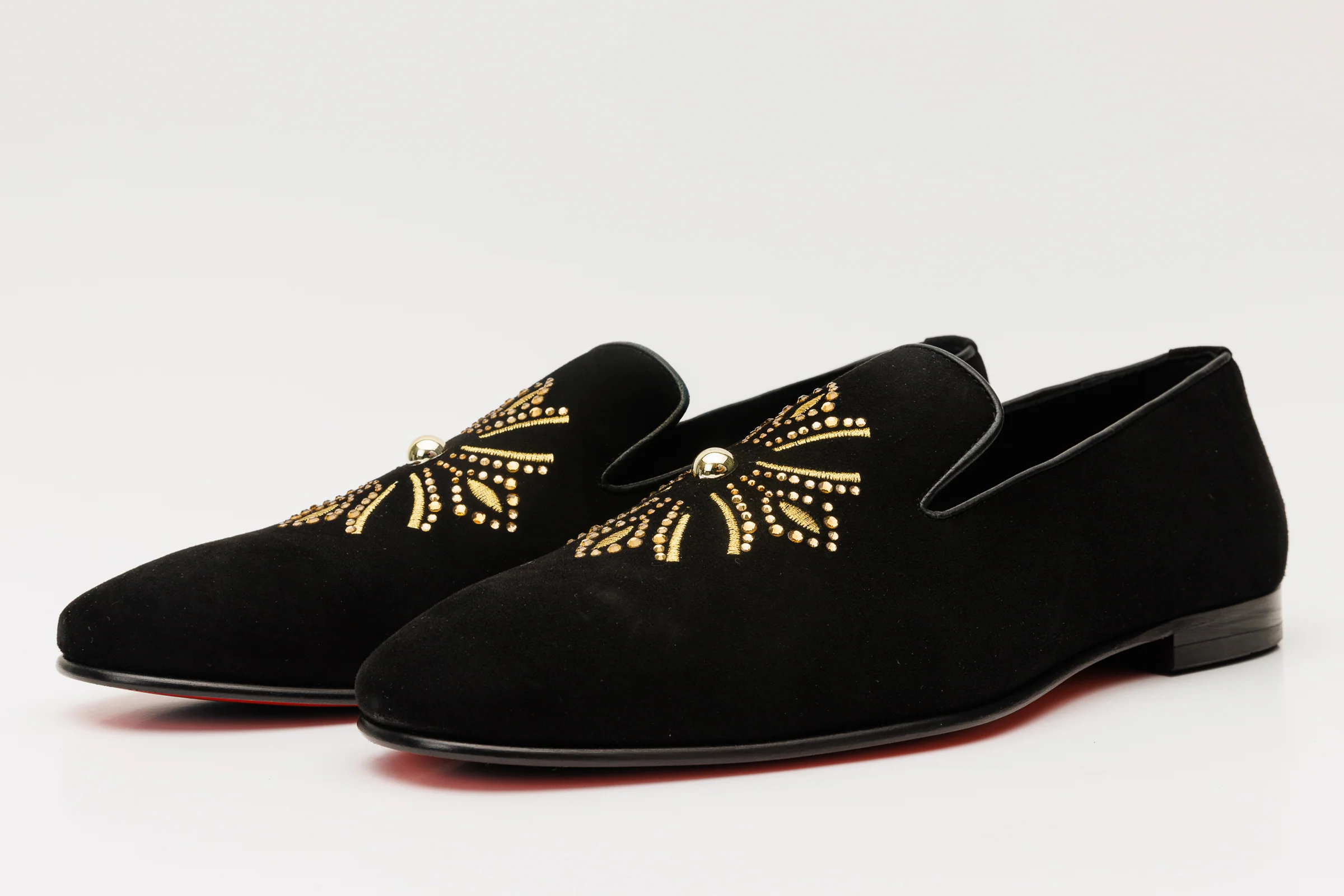 The Lazio Shoe Black Suede Slip-on Loafer Men Shoe - Image 2