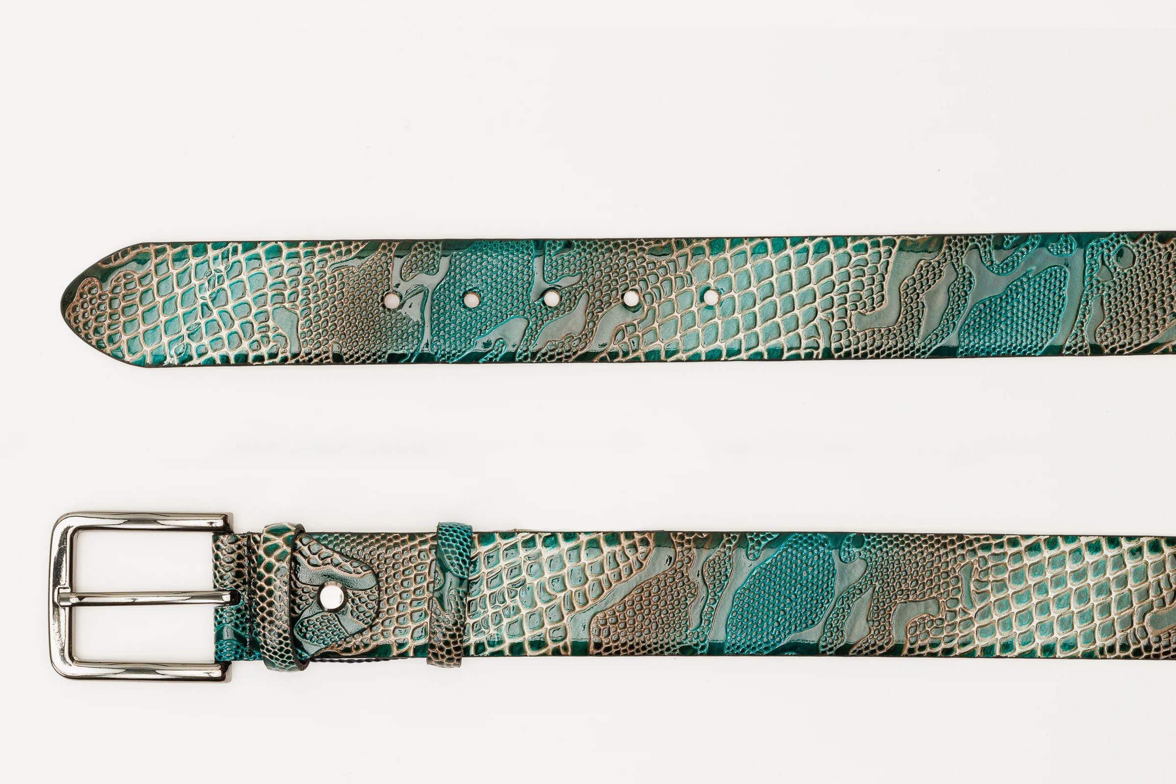 The Milano Green Leather Belt Limited Edition - Image 3