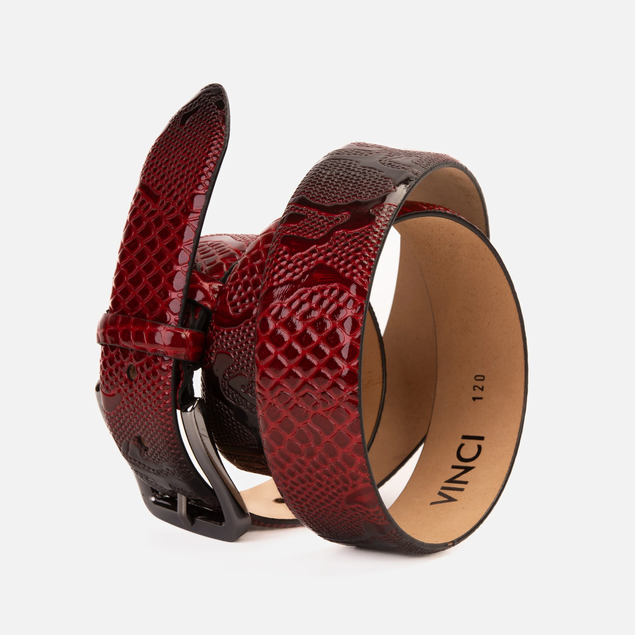 The Milano Red Leather Belt Limited Edition - Image 6