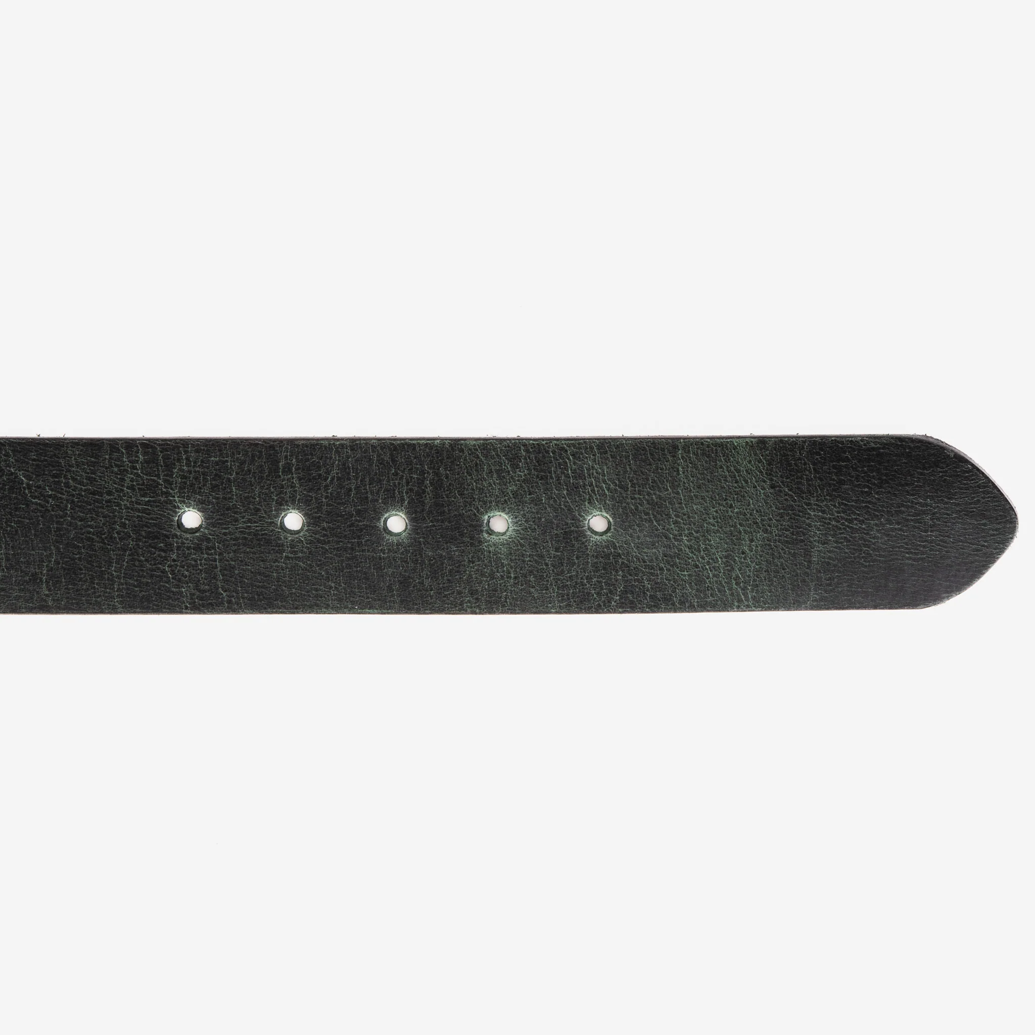 The Prime Forest Green Leather Belt - Image 5