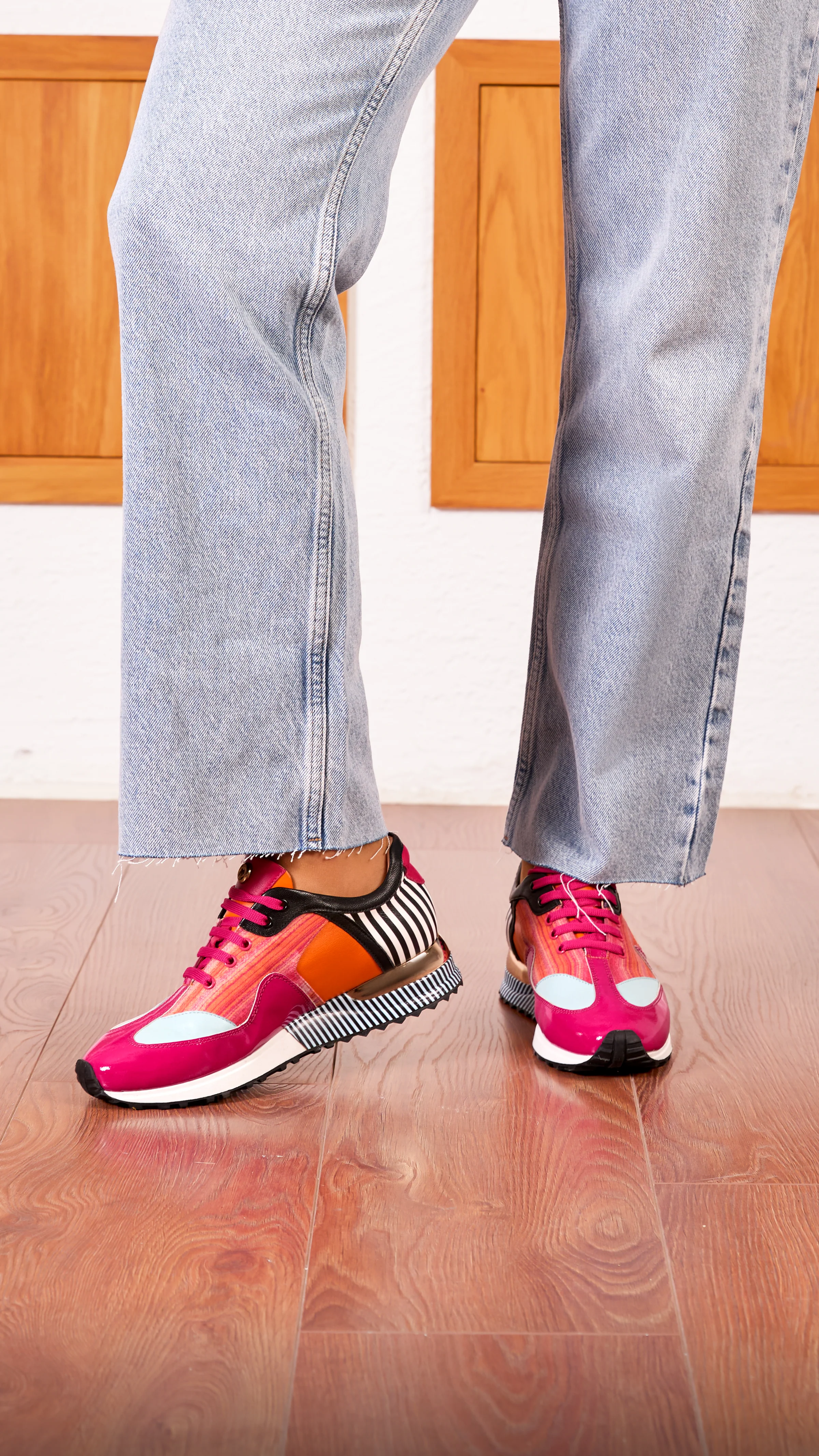 Santa Amaro Multi Color Fuchsia Women Sneaker - Image 12