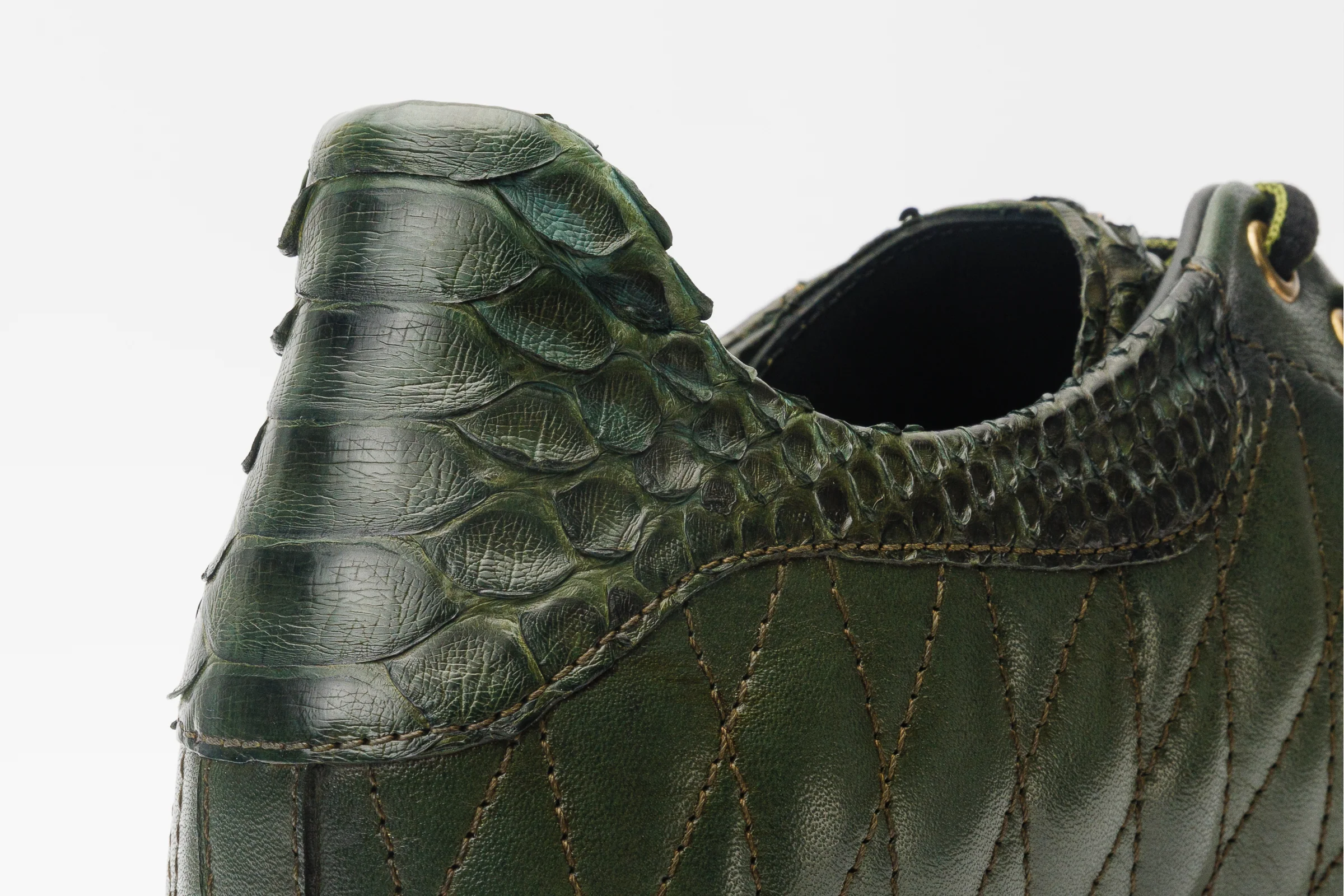The Adler Green Snk Leather Men Sneaker Limited Edition - Image 8