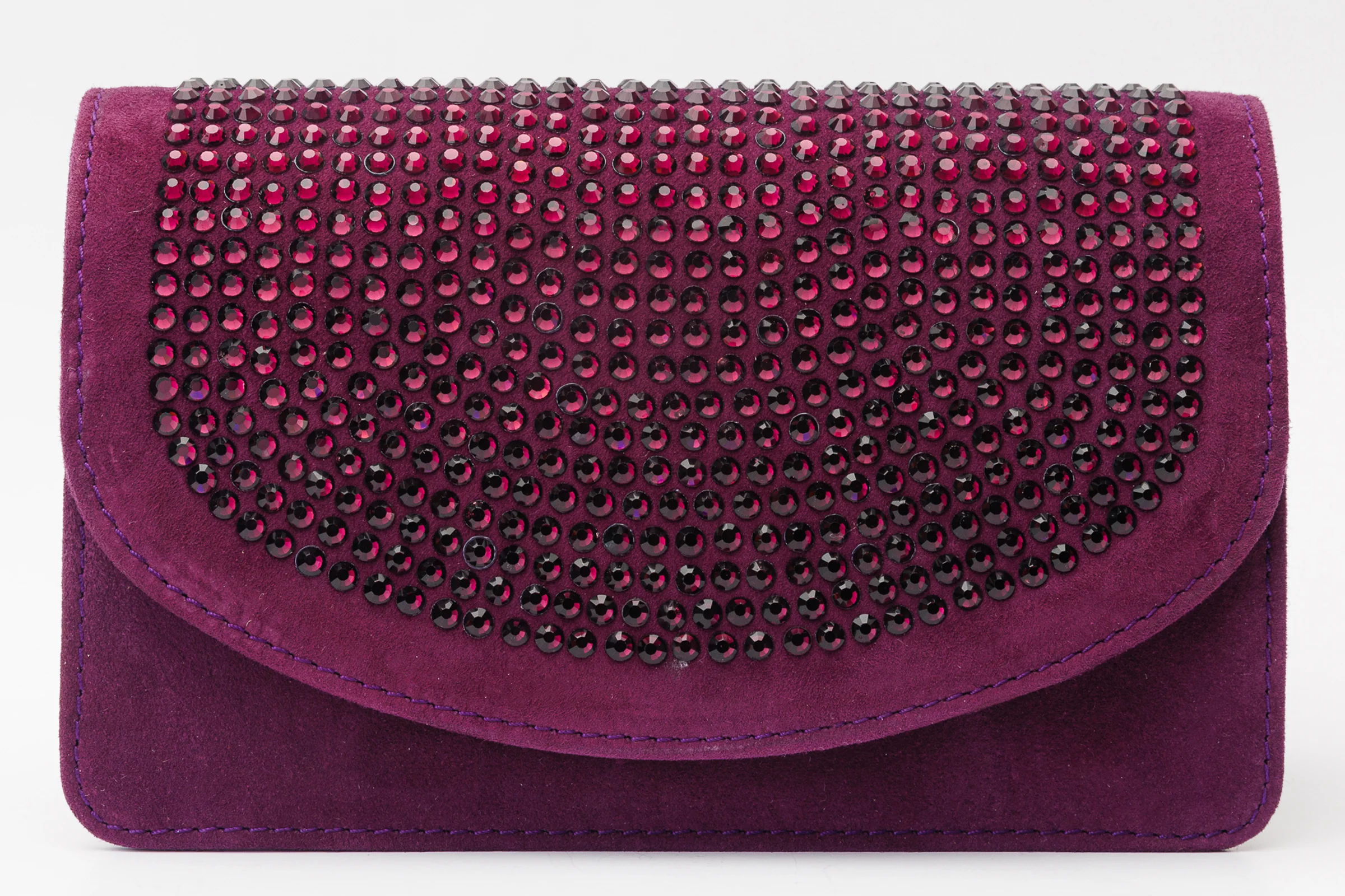 The Ailano Purple Leather Handbag - Image 3