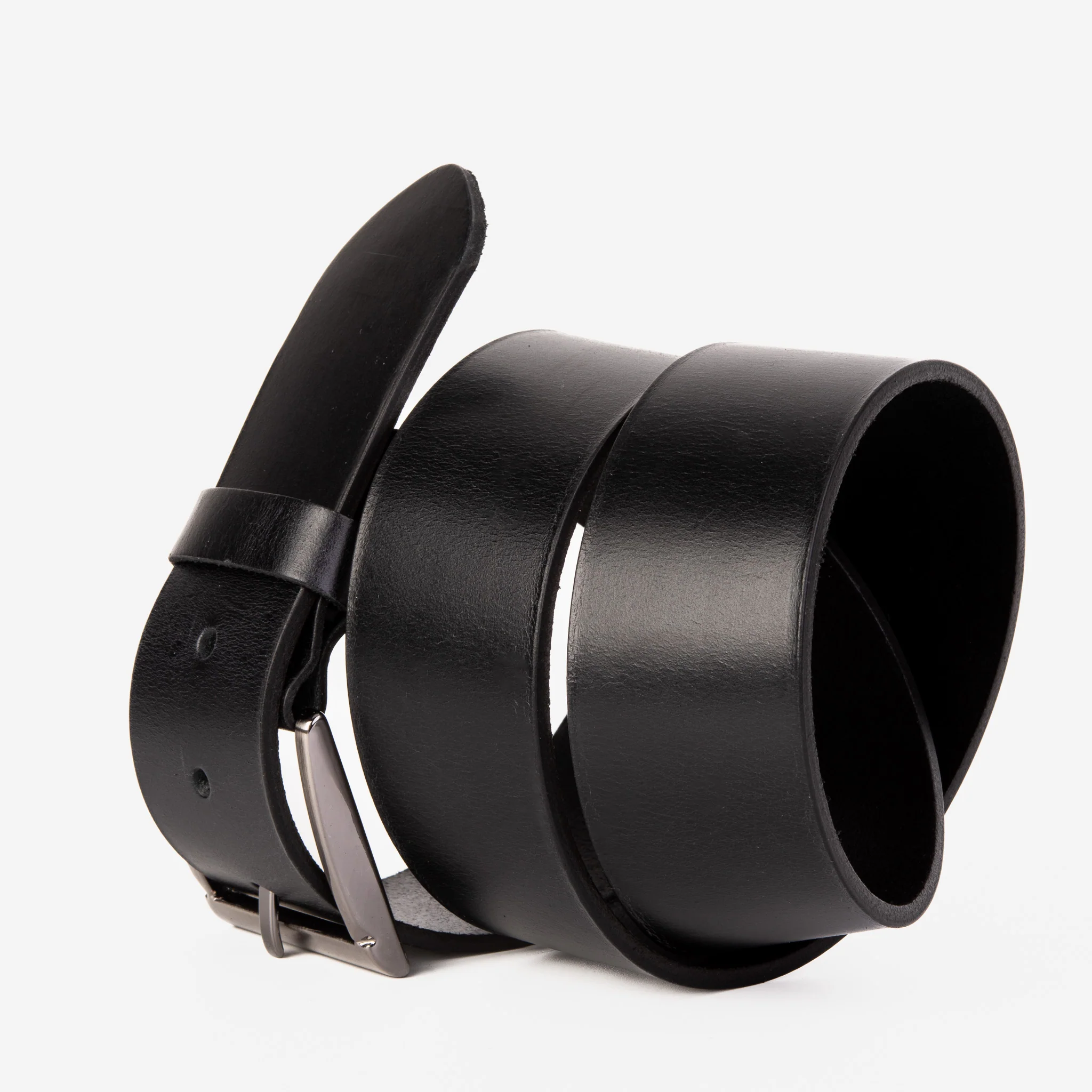 The Prime Black Leather Belt - Image 2