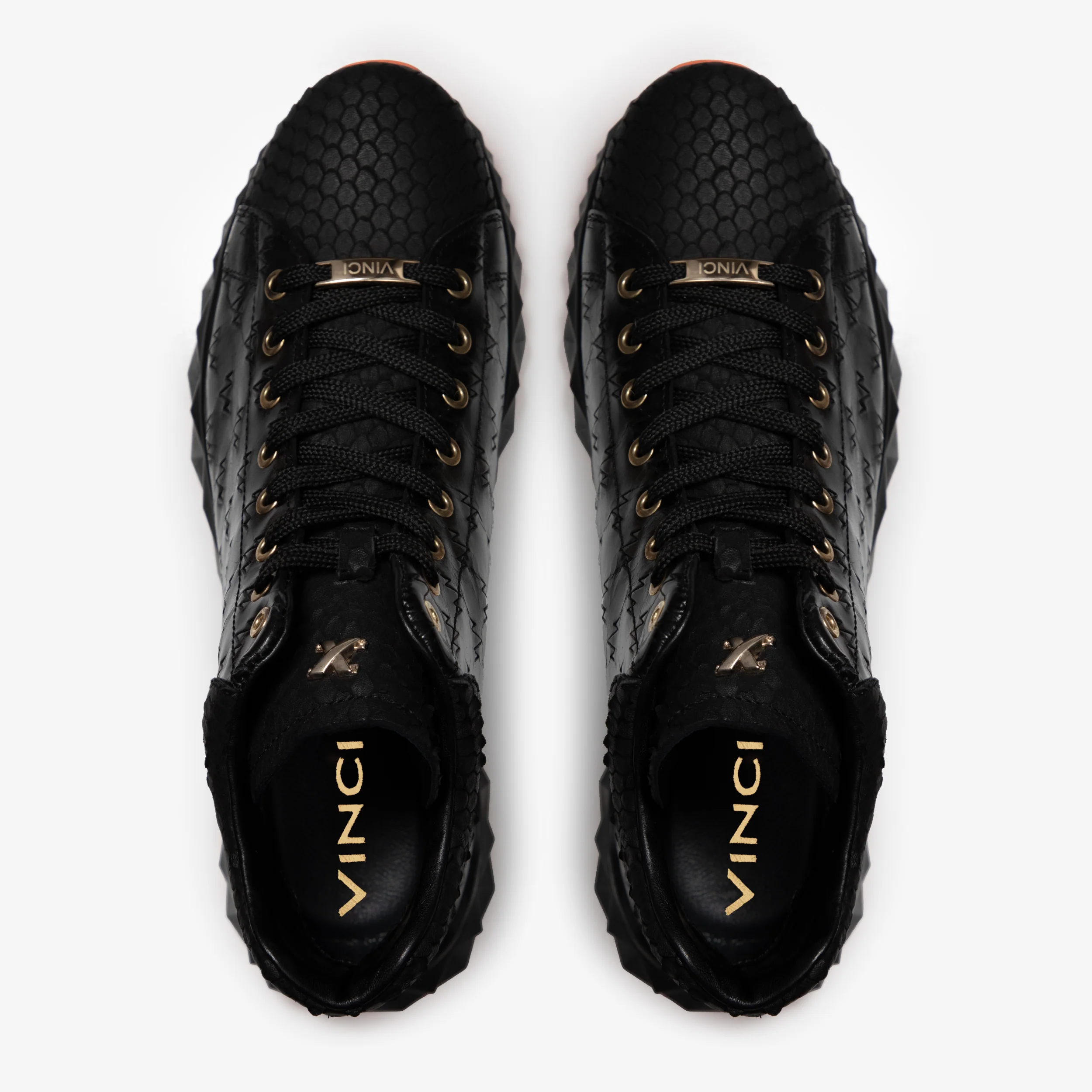 The Caesars Black Leather High-Top Men Sneaker - Image 5