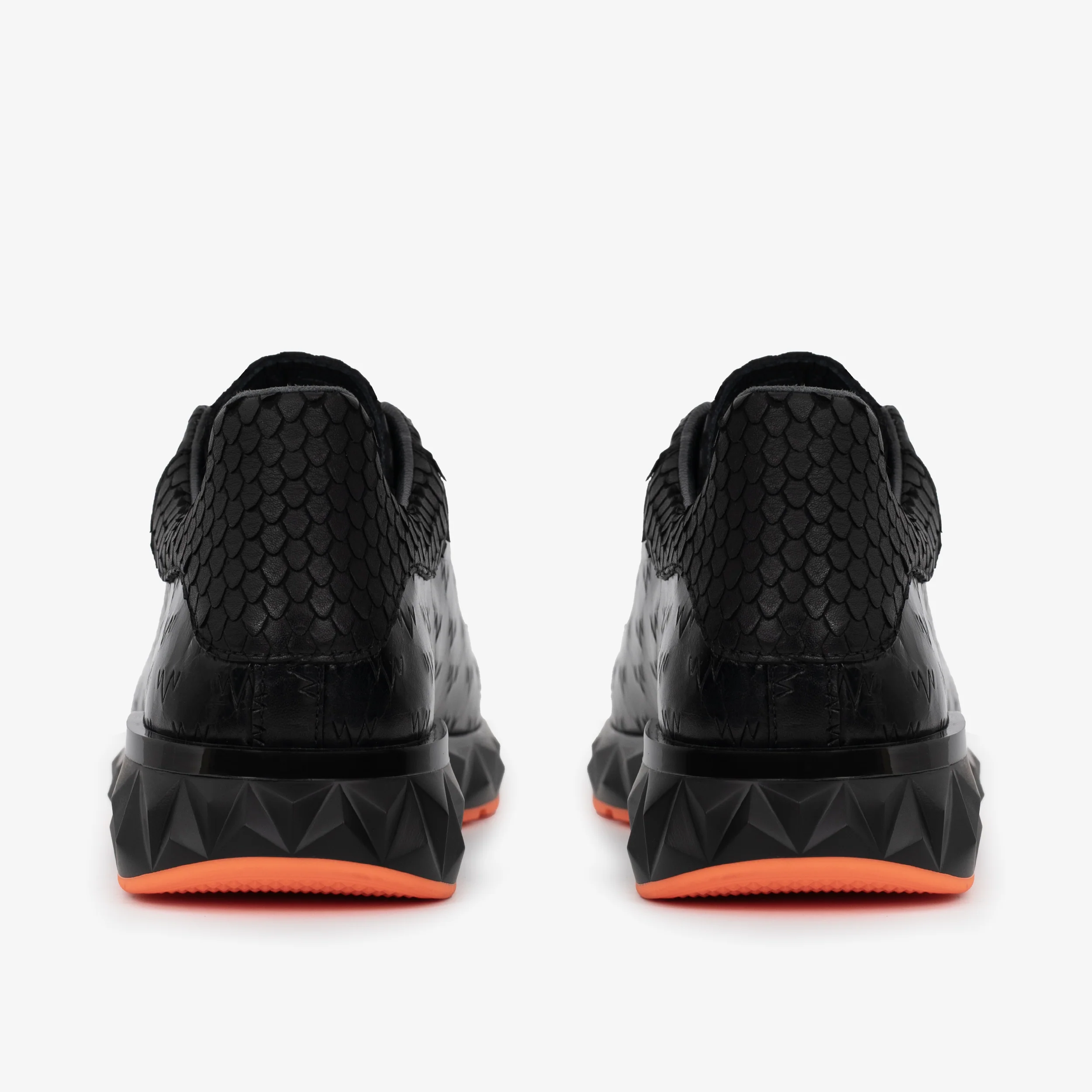 The Caesars Black Leather Men Sneaker - Image 3
