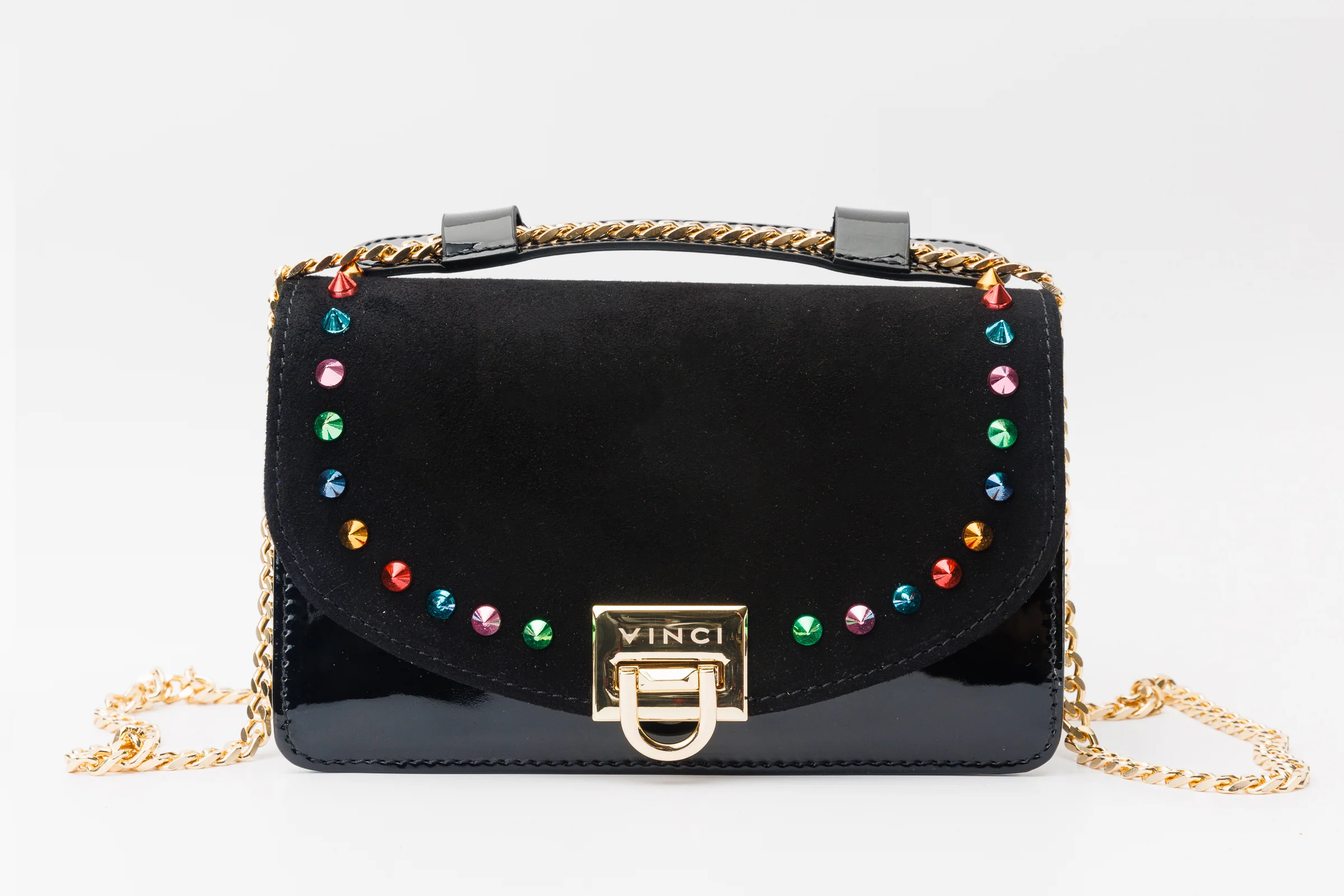 The Caris Black Leather Handbag - Image 5