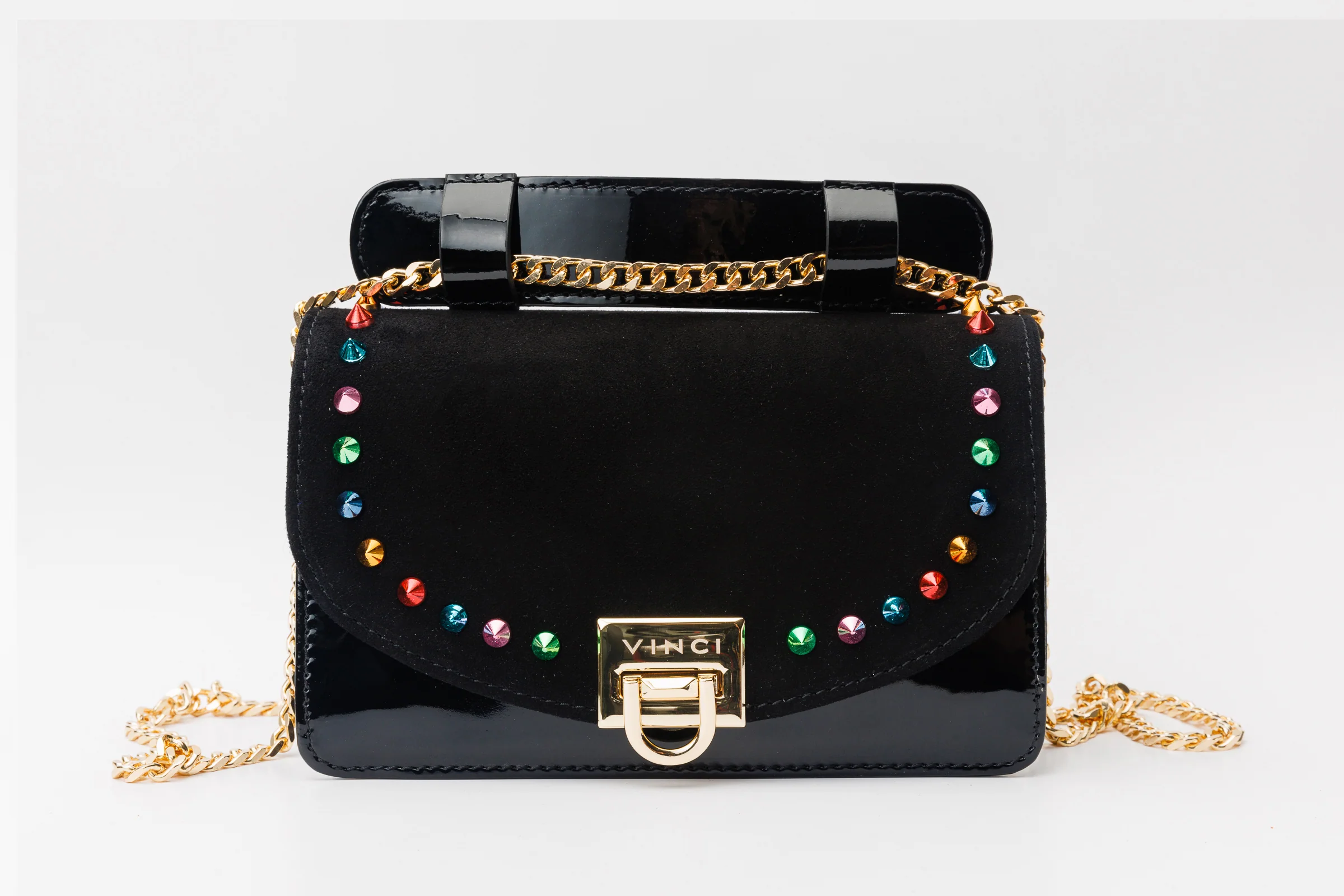 The Caris Black Leather Handbag - Image 6