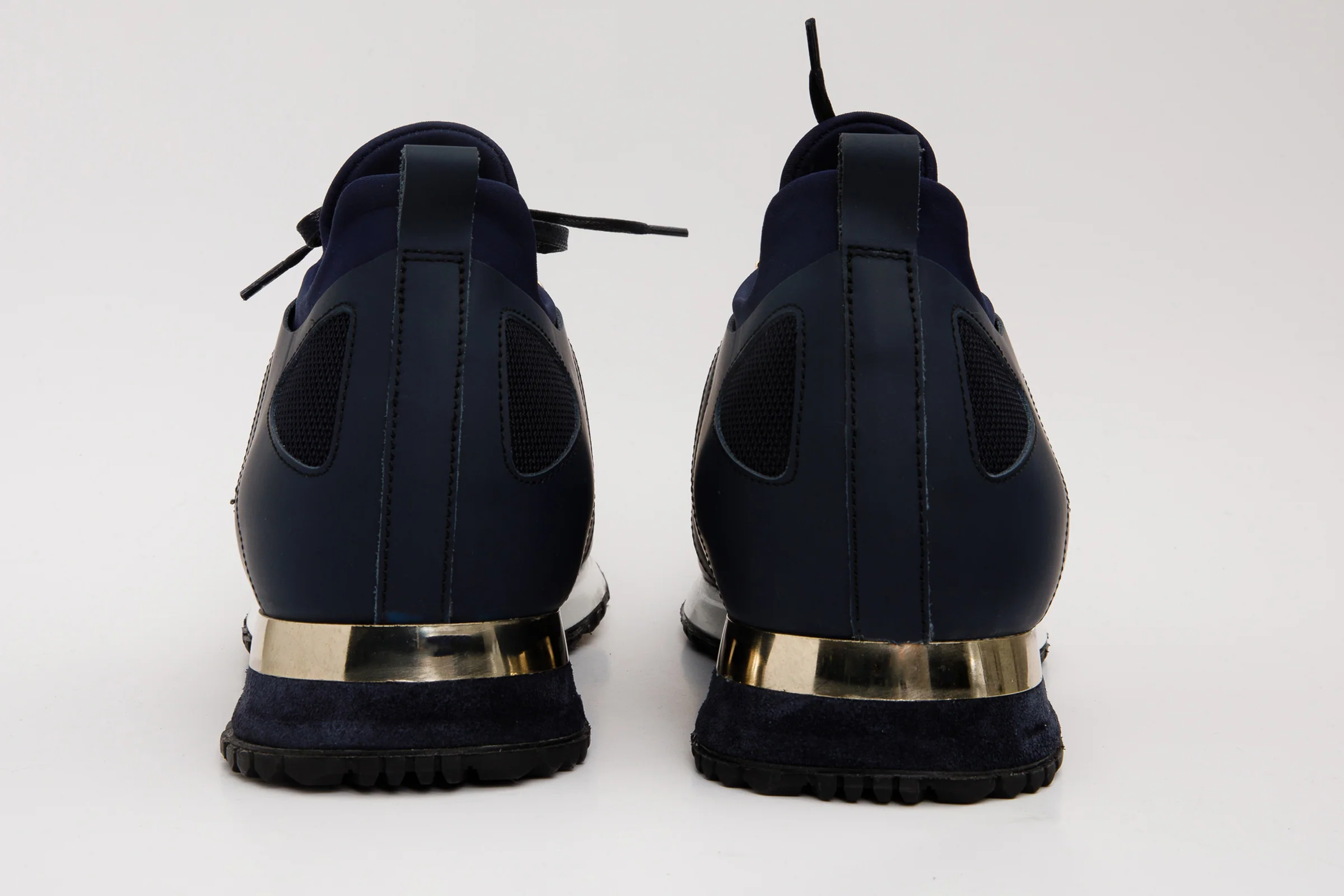 The Emir Navy Leather Men Sneaker - Image 4