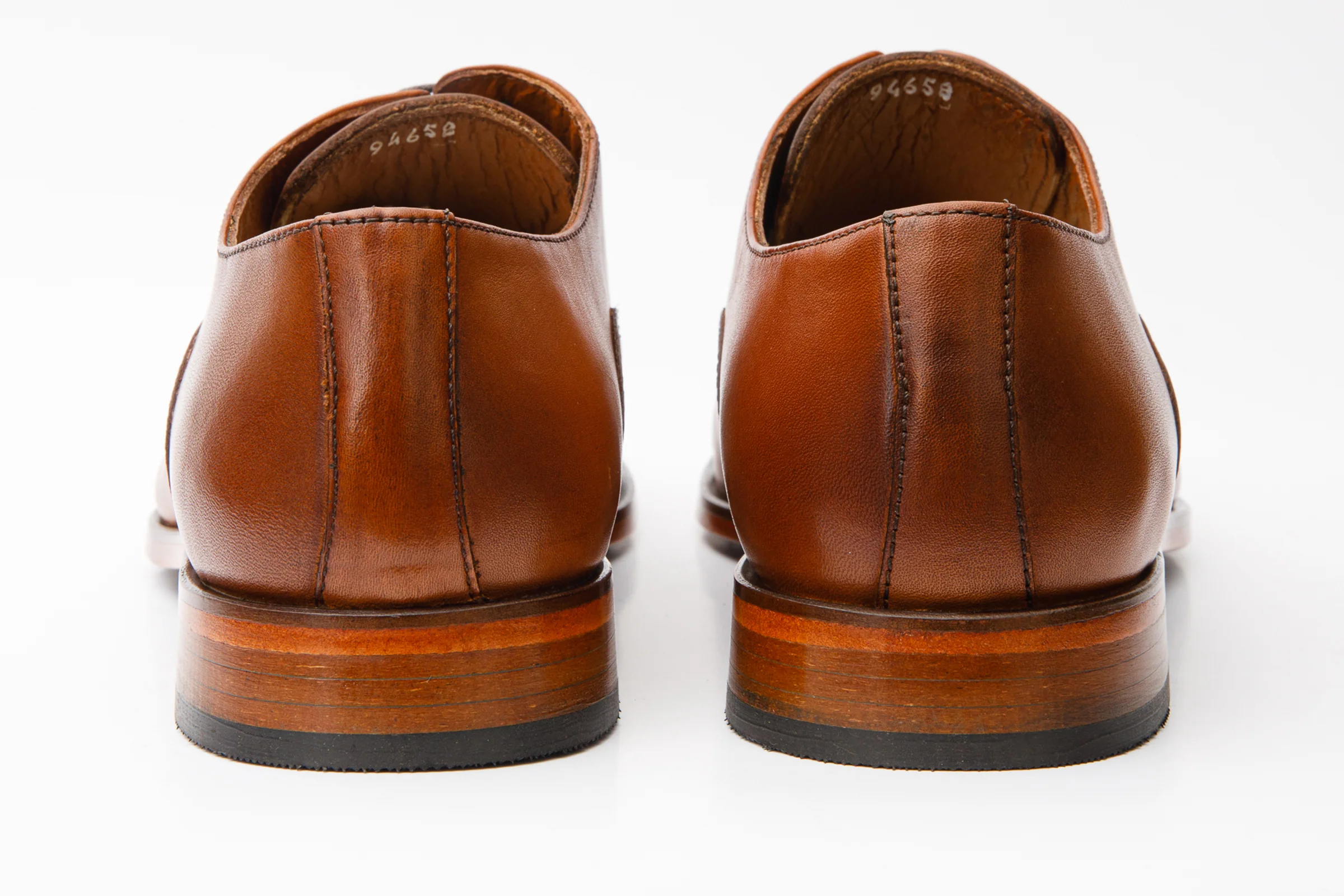The Gambaha Tan Leather Quarter Brogue Cap Toe Oxford Men Shoe - Image 3