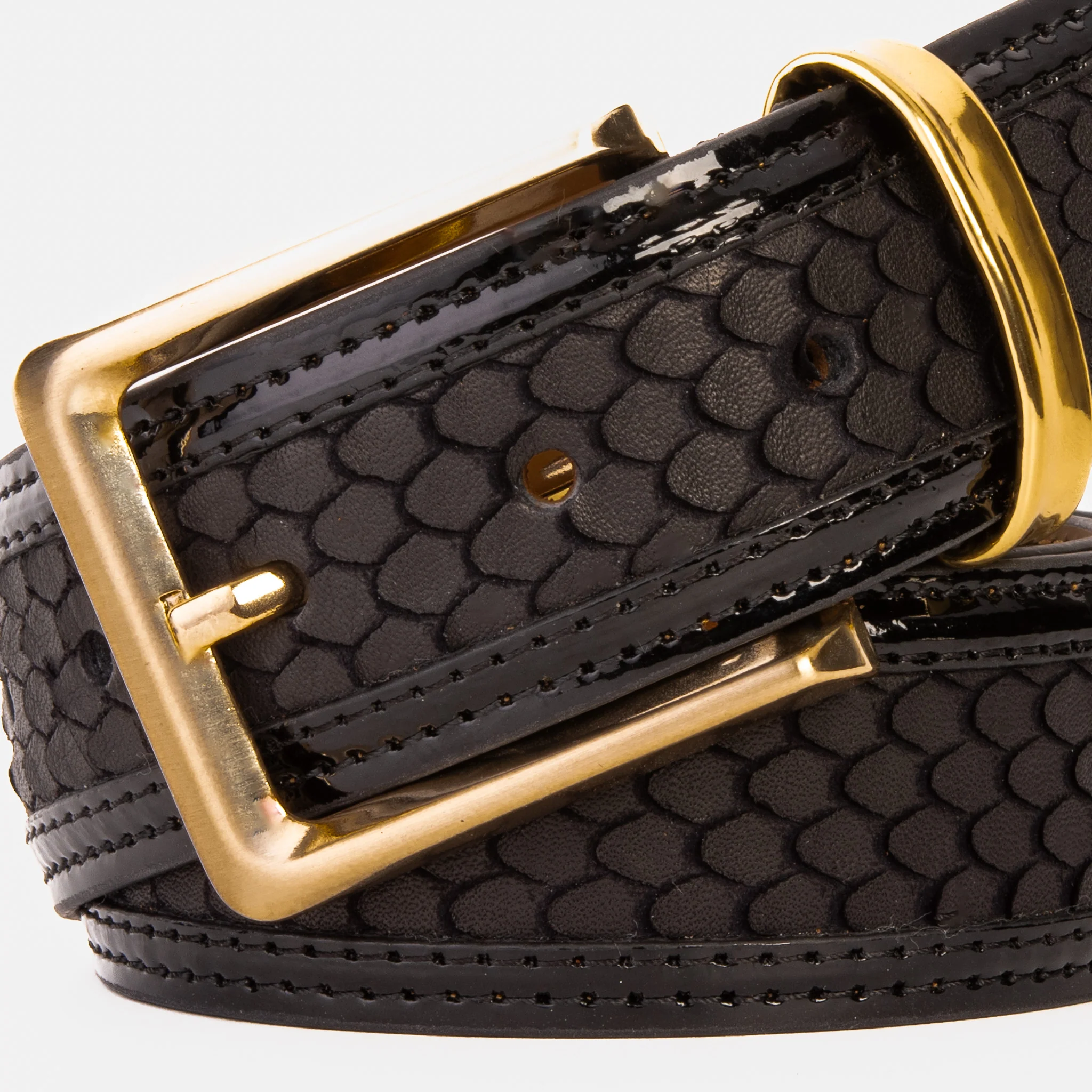 The Imperial Black Leather Belt - Image 4