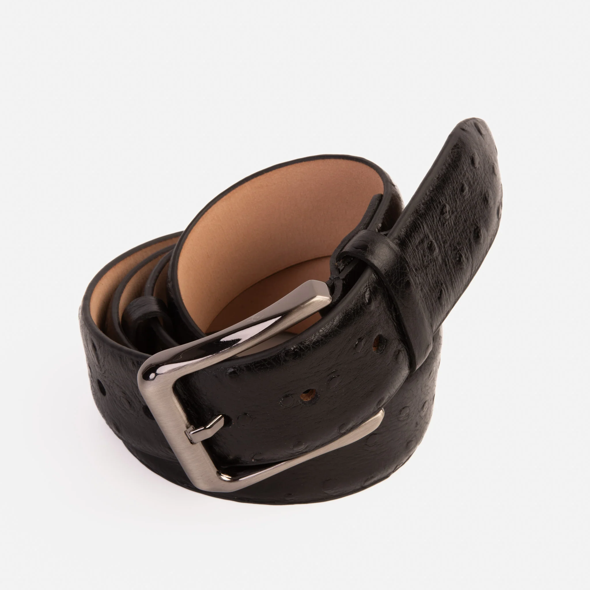 The Johannesburg Black Leather Belt - Image 6