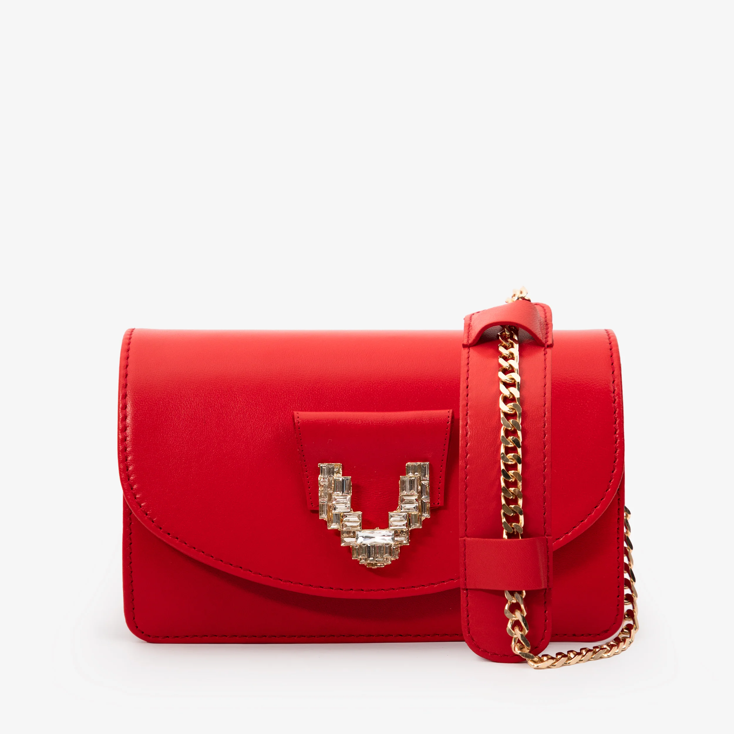 The Love Red Leather Handbag - Image 2