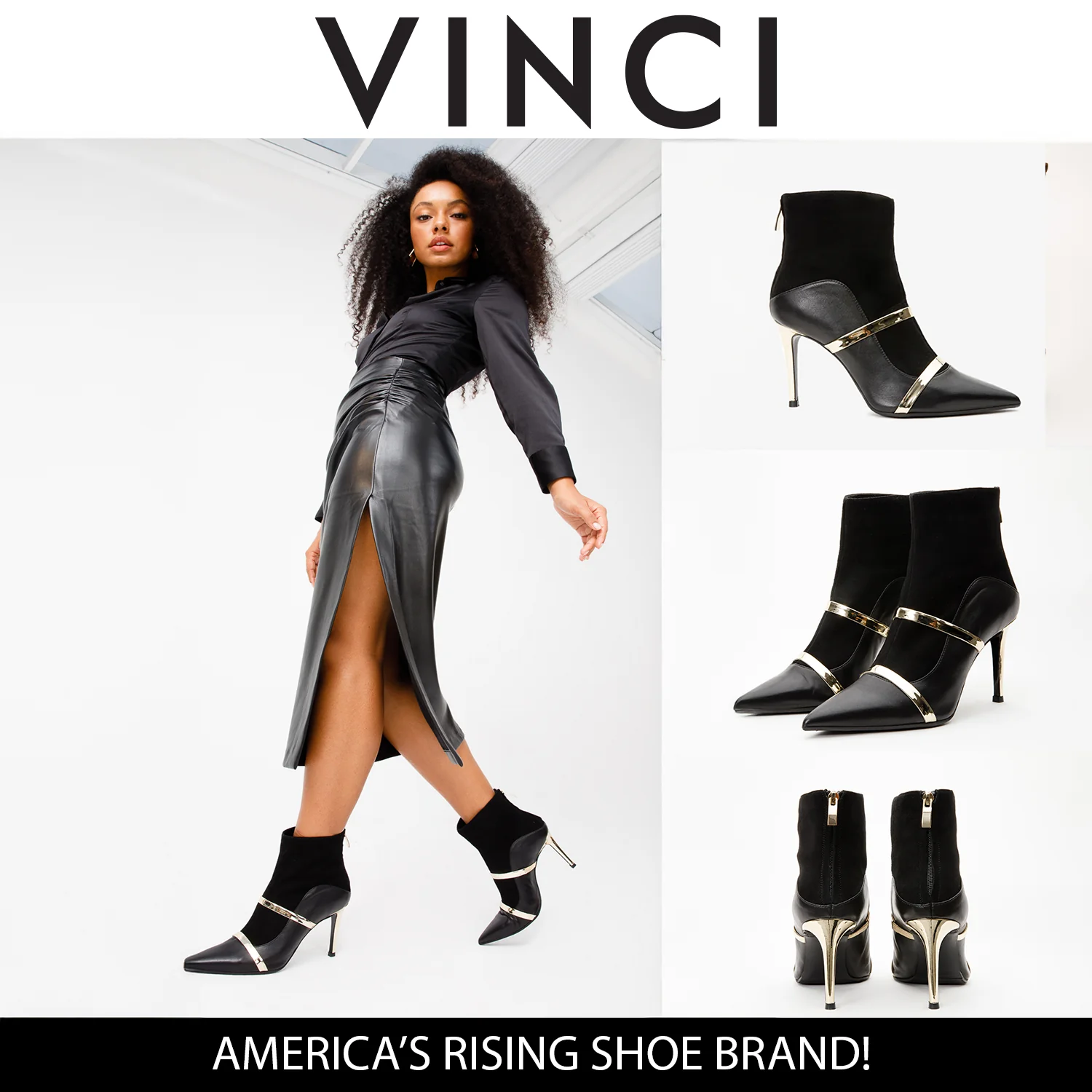 The Manila Black Leather Ankle Women Boot - Image 16