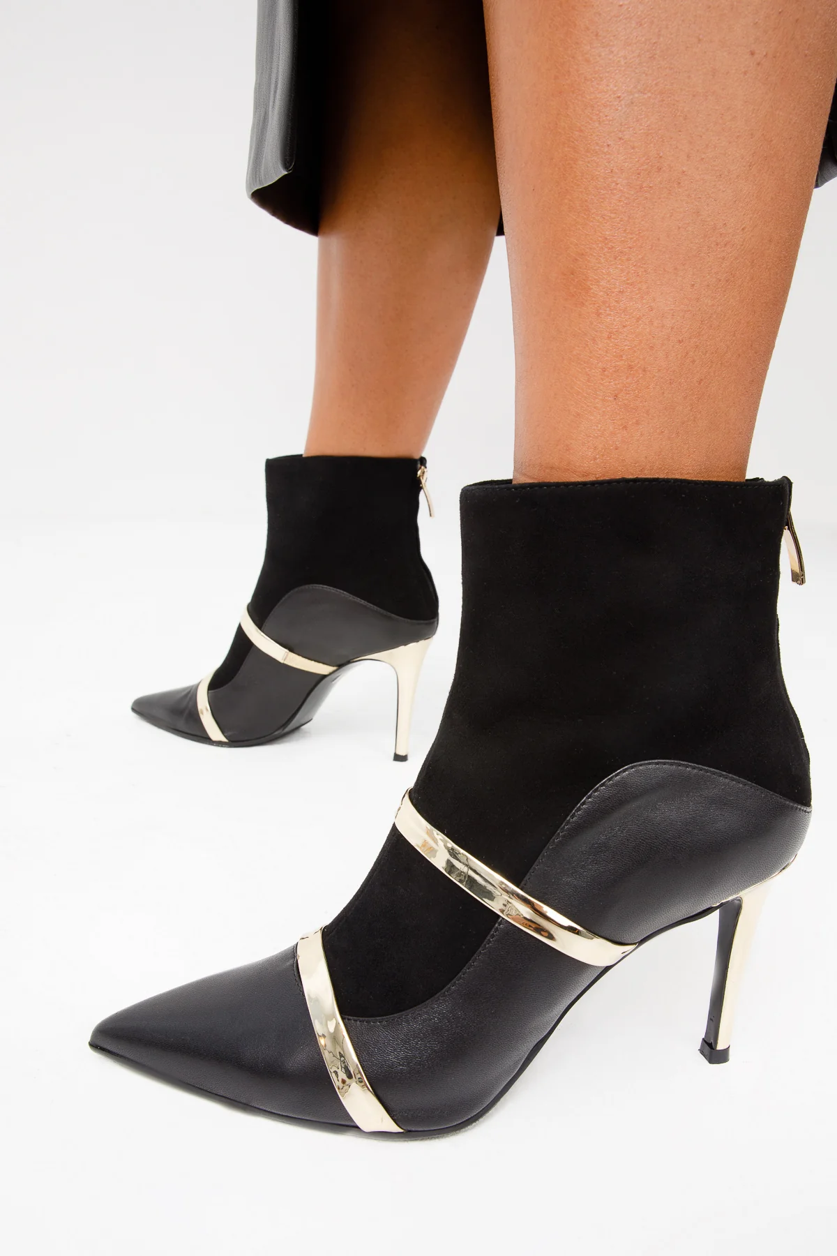The Manila Black Leather Ankle Women Boot - Image 9