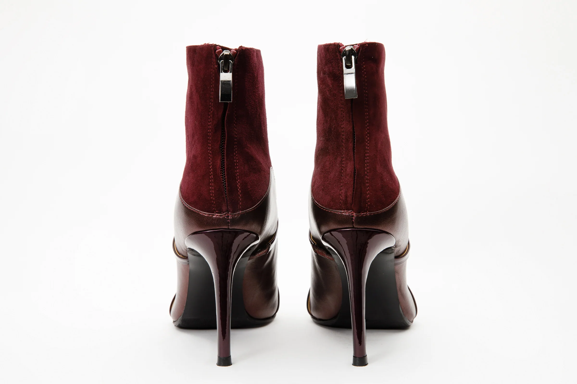 The Manila Burgundy Leather Ankle Women Boot - Image 5