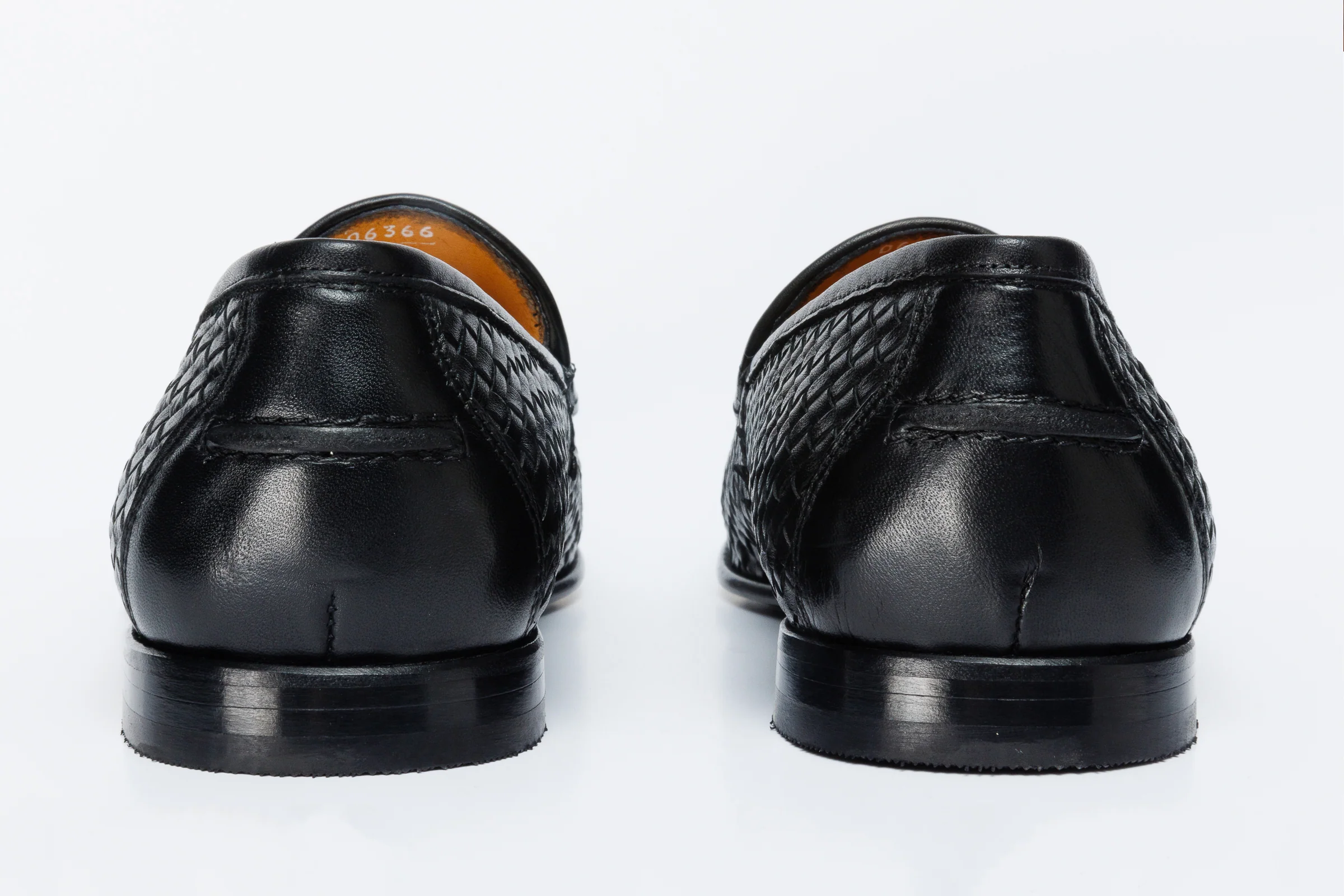 The Mclean Shoe Black Leather Woven Tassel Loafer Men Shoe - Image 4