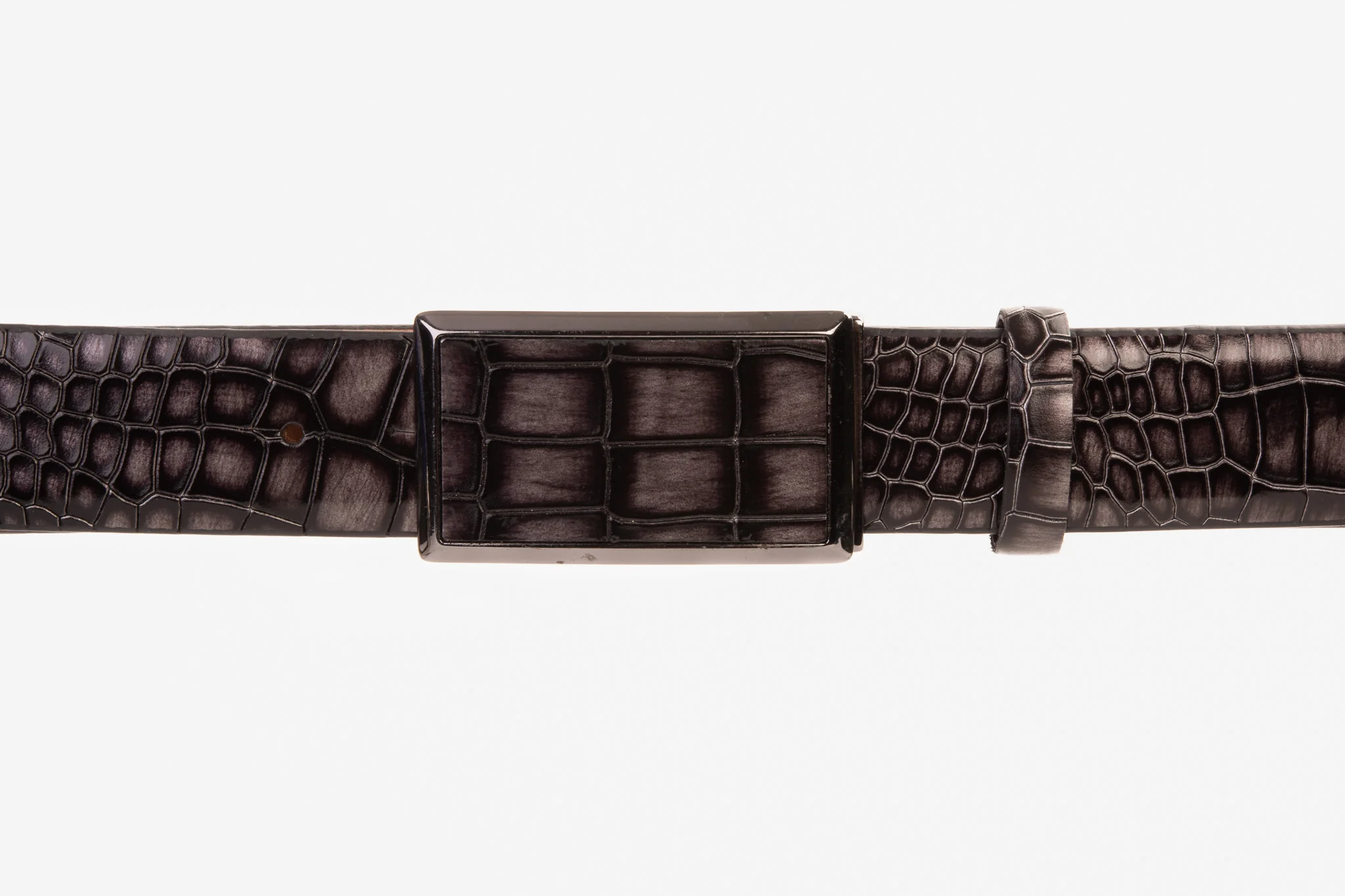 The Mississippi Gray Leather Belt - Image 2