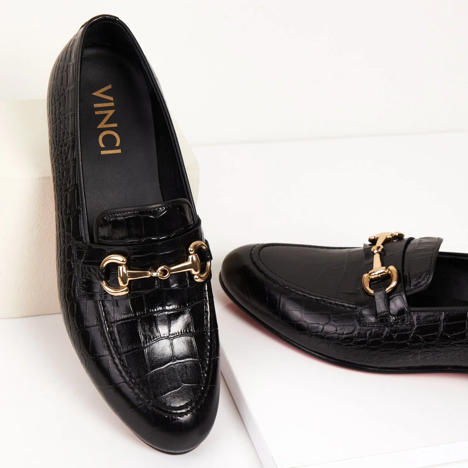The Monaco Black Leather Men Shoe Bit Loafer - Image 7