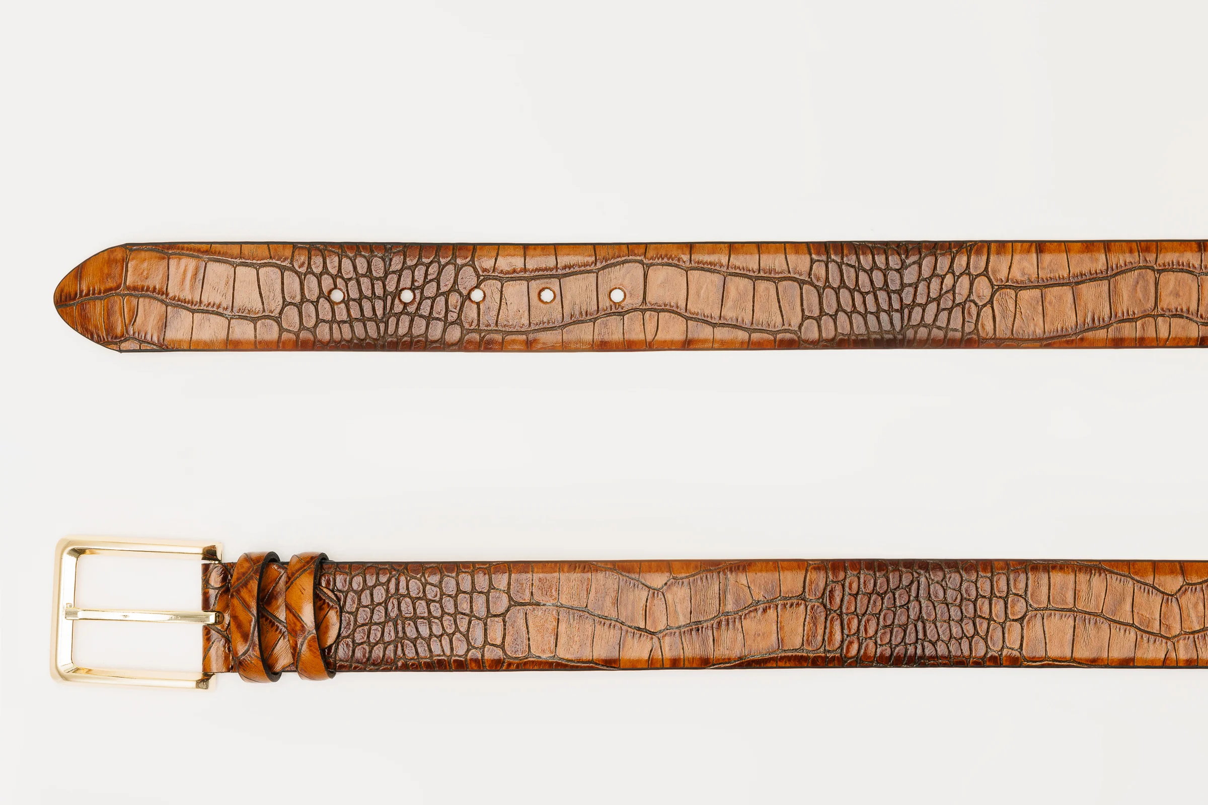 The Monaco Brown Leather Belt - Image 5