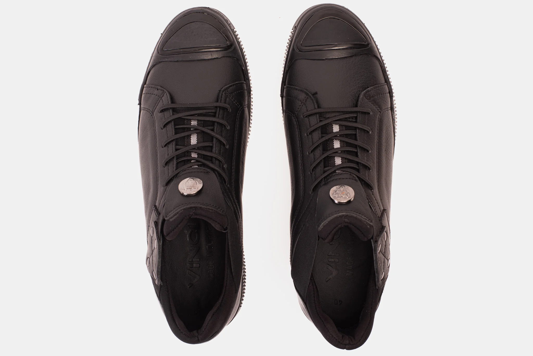 The Mumbai Black Leather Men Sneaker Final Sale! - Image 5