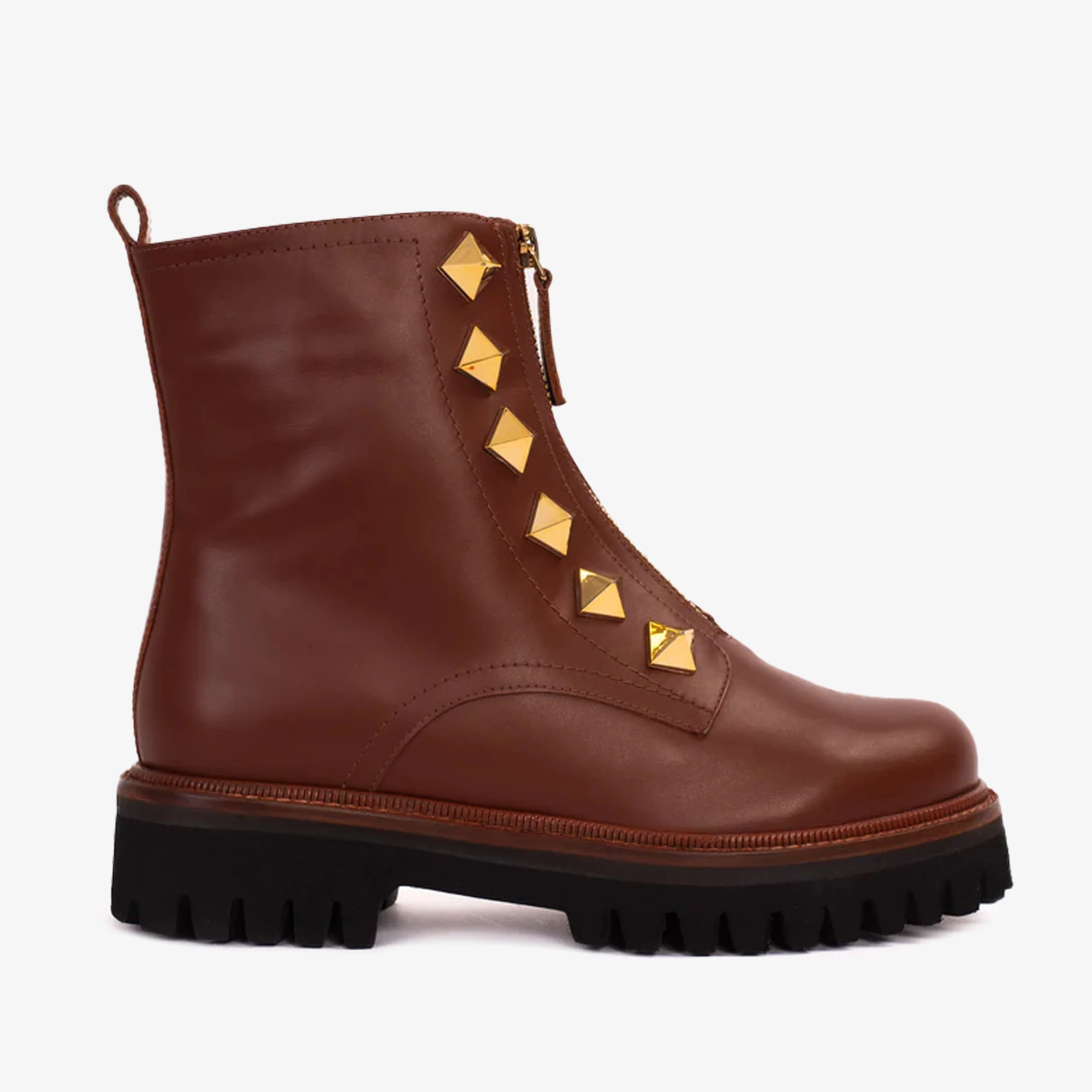 The Ottawa Brown Leather Ankle Women Boot - Image 2