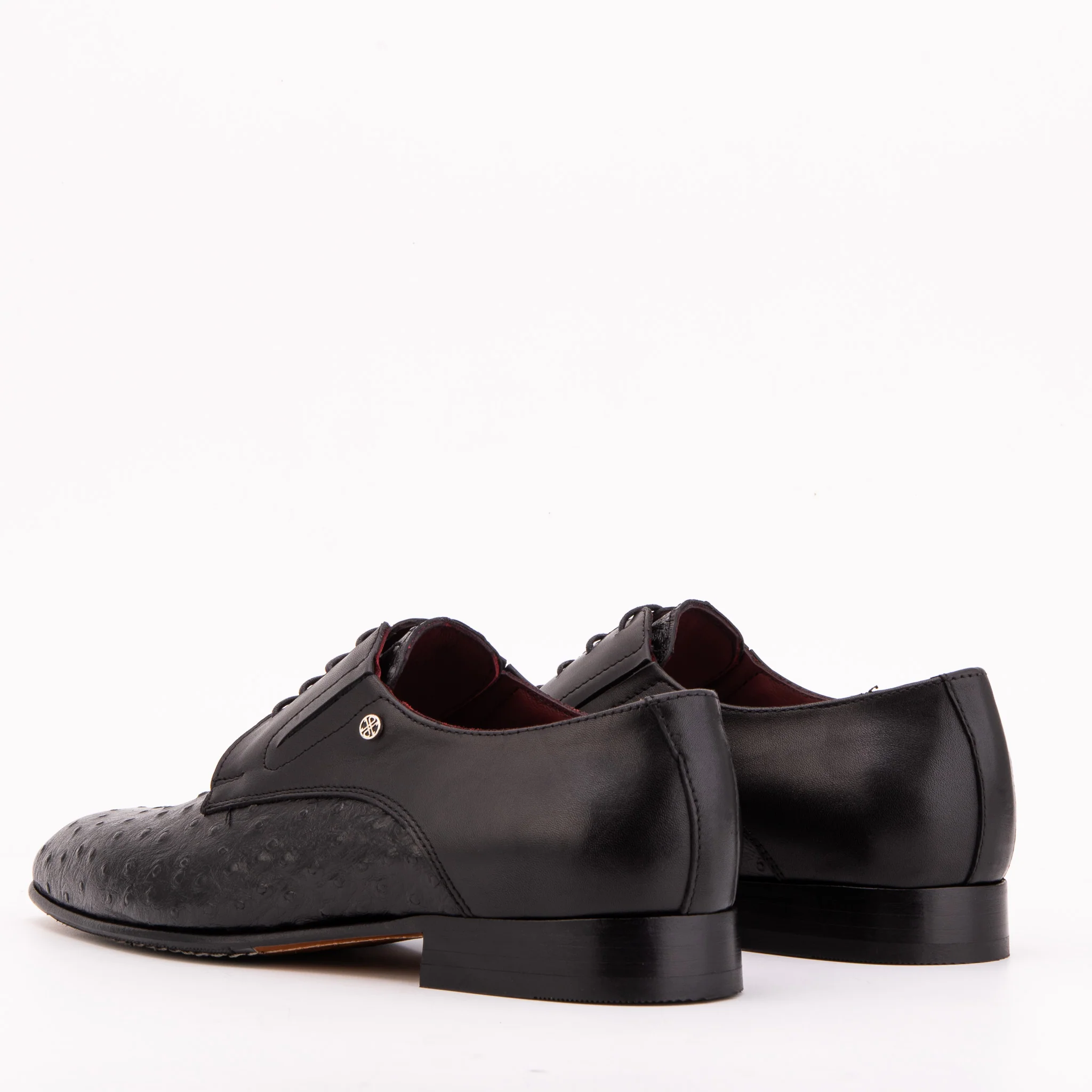 The Porto Alegre Black Leather Derby Men Shoe - Image 3
