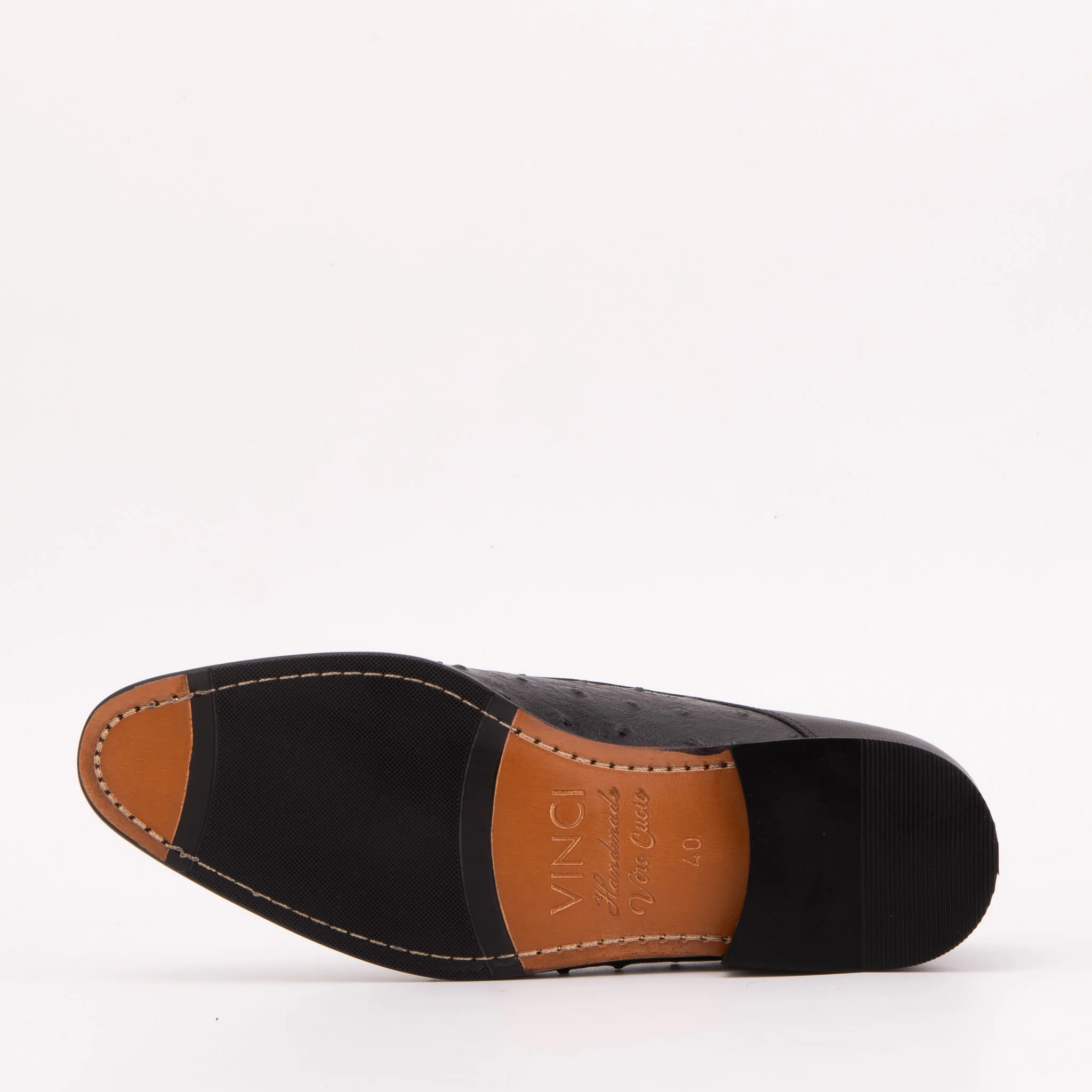 The Porto Alegre Black Leather Derby Men Shoe - Image 6