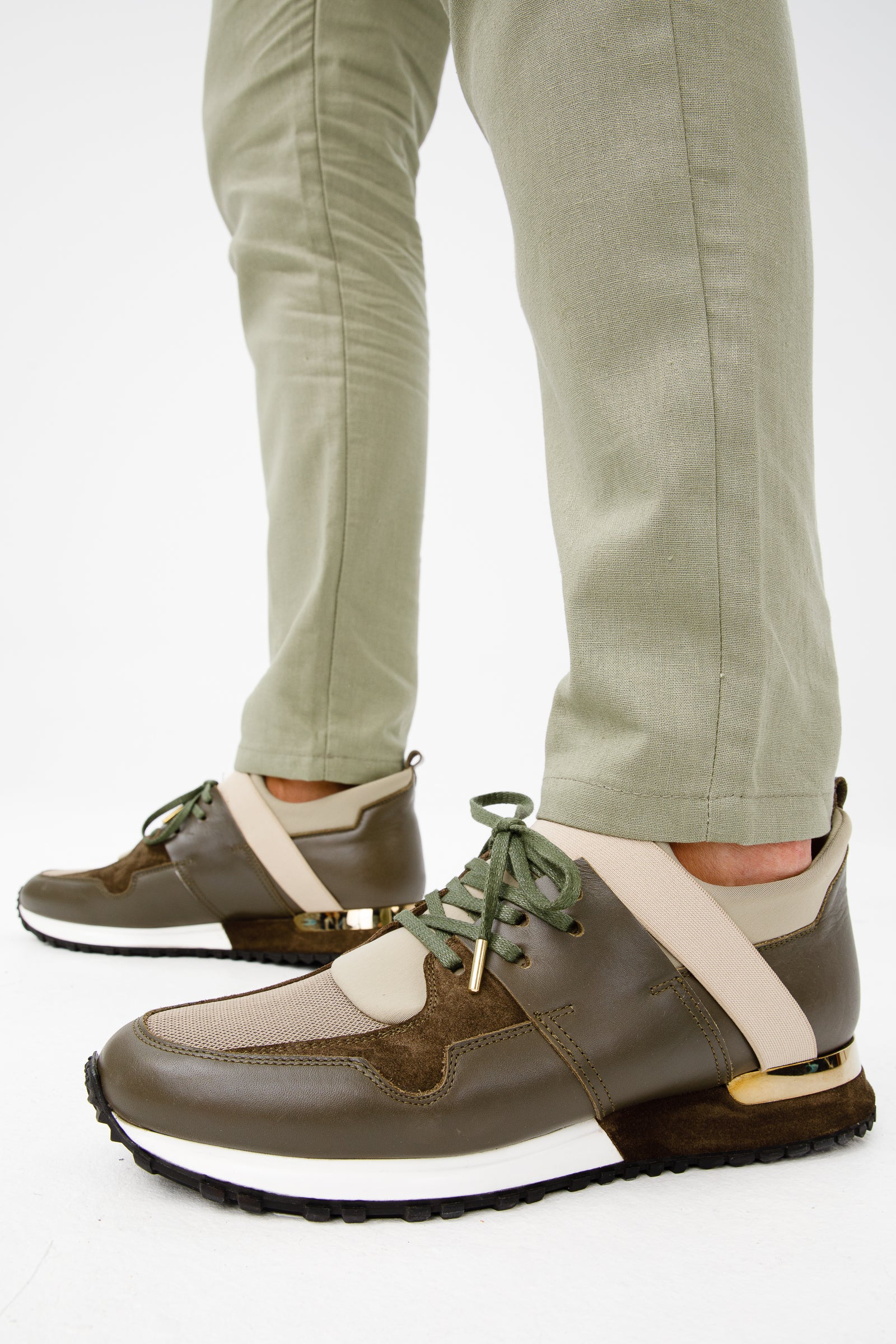 The Reno Green Leather Men Sneaker Final Sale! - Image 5
