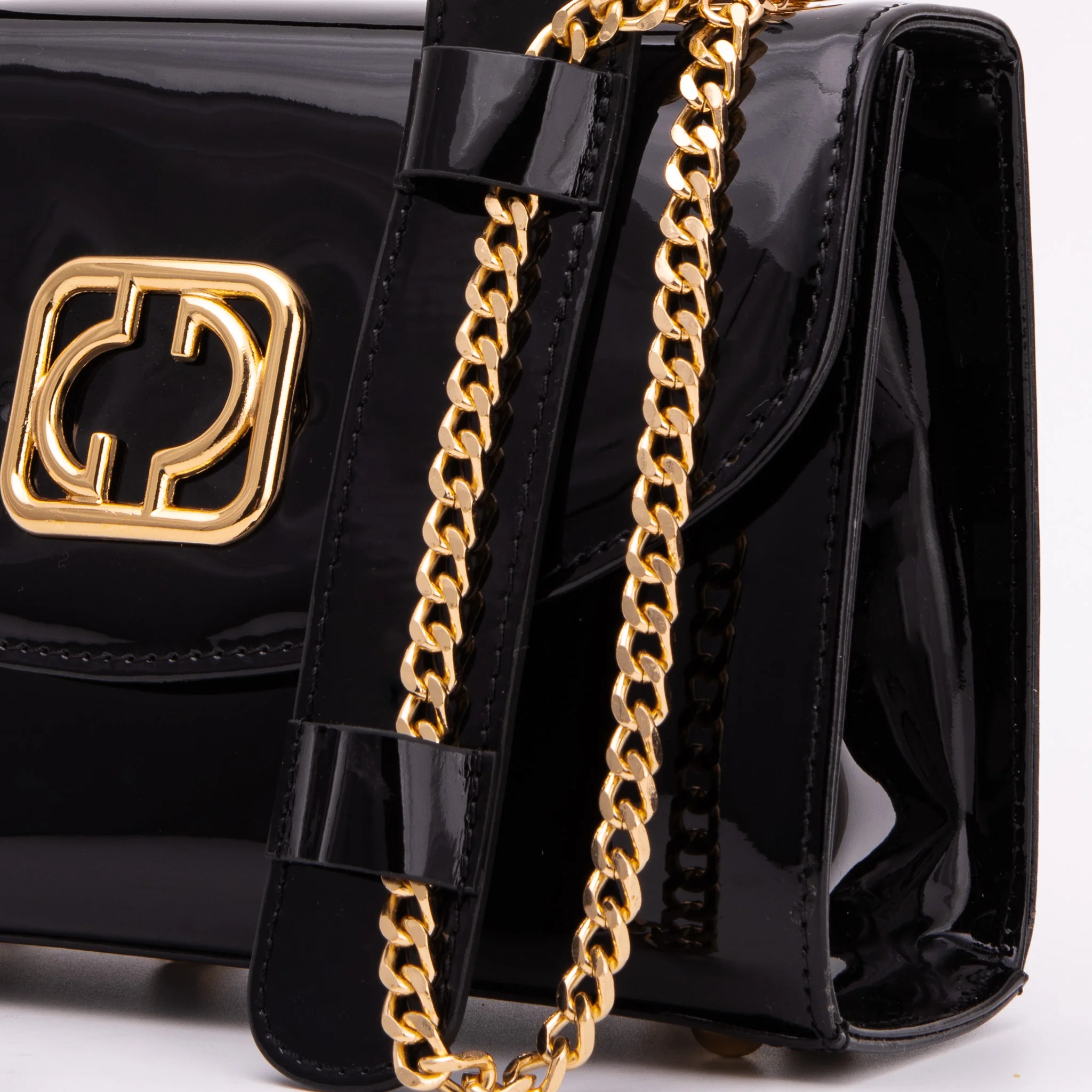 The Rosalinda Black Leather Handbag - Image 3