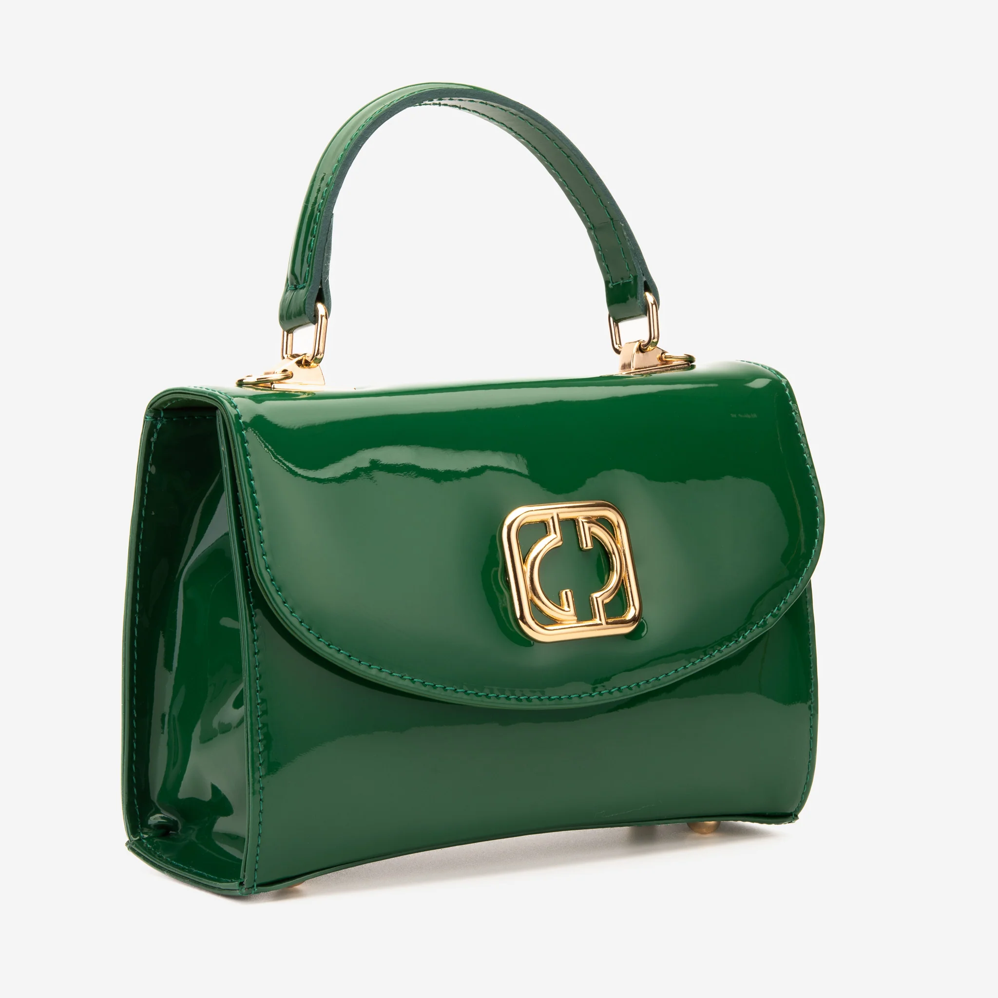 The Rosalinda Green Leather Handbag - Image 3
