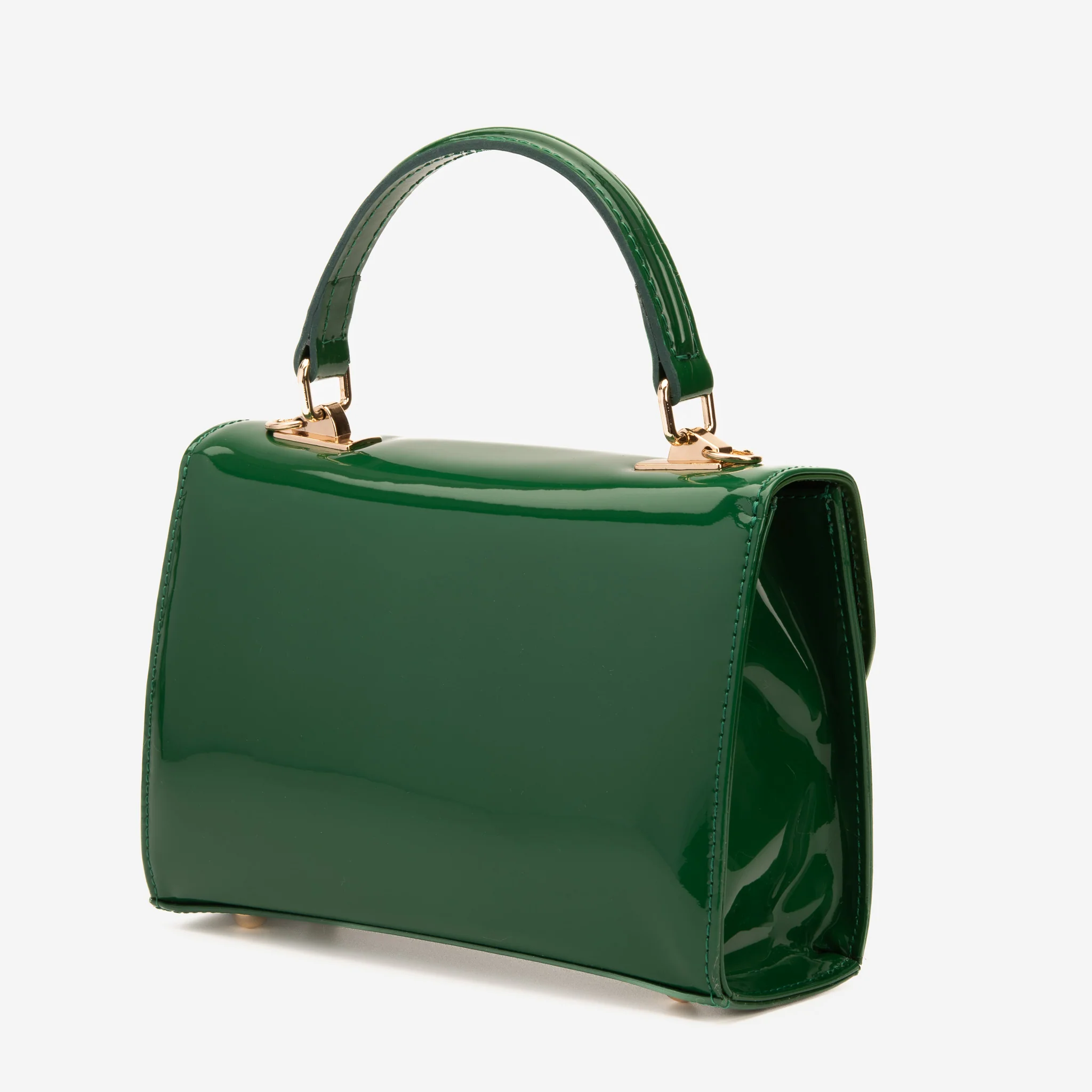 The Rosalinda Green Leather Handbag - Image 4
