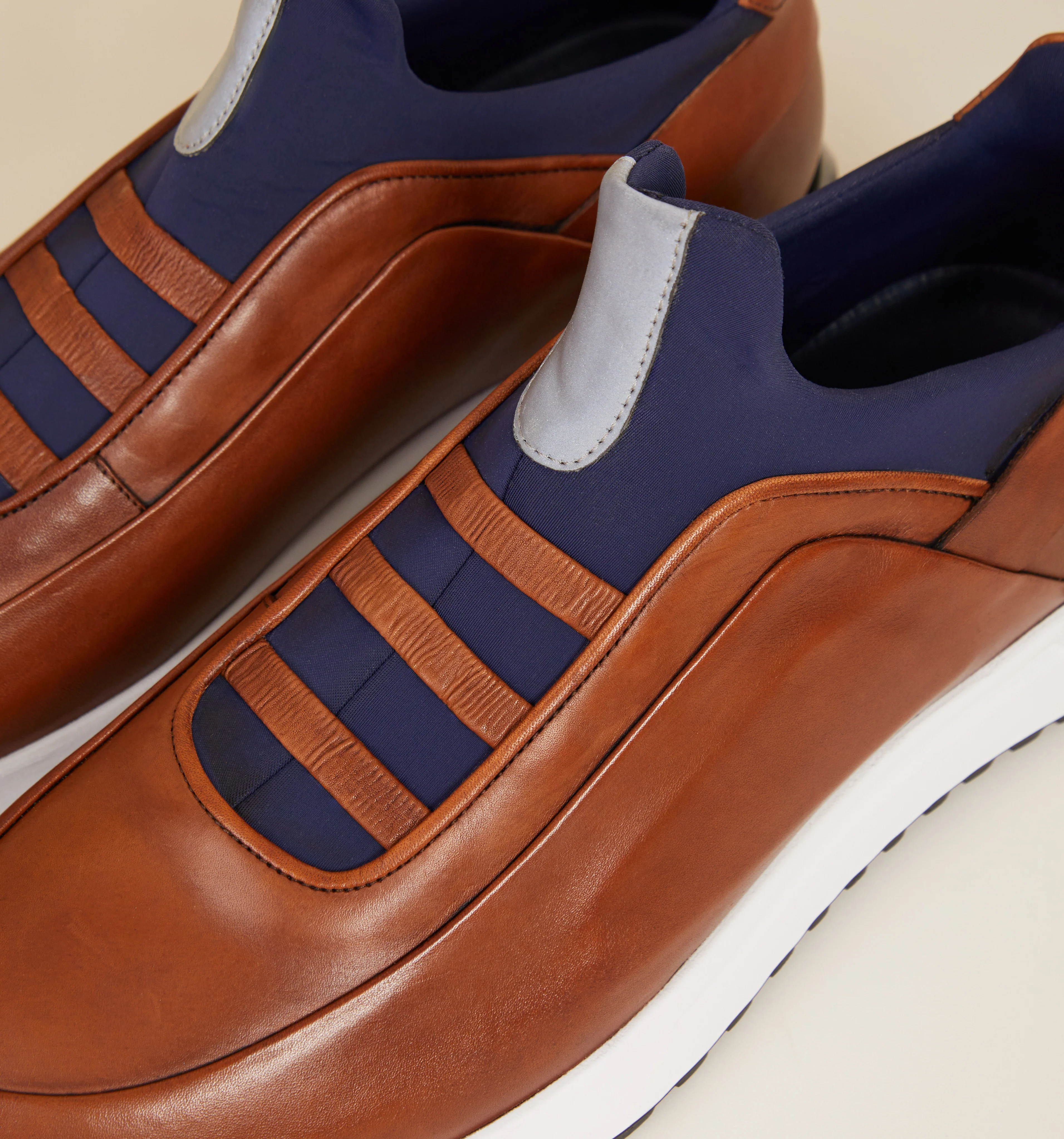 The Sonoma Tan Leather Men Sneaker - Image 7