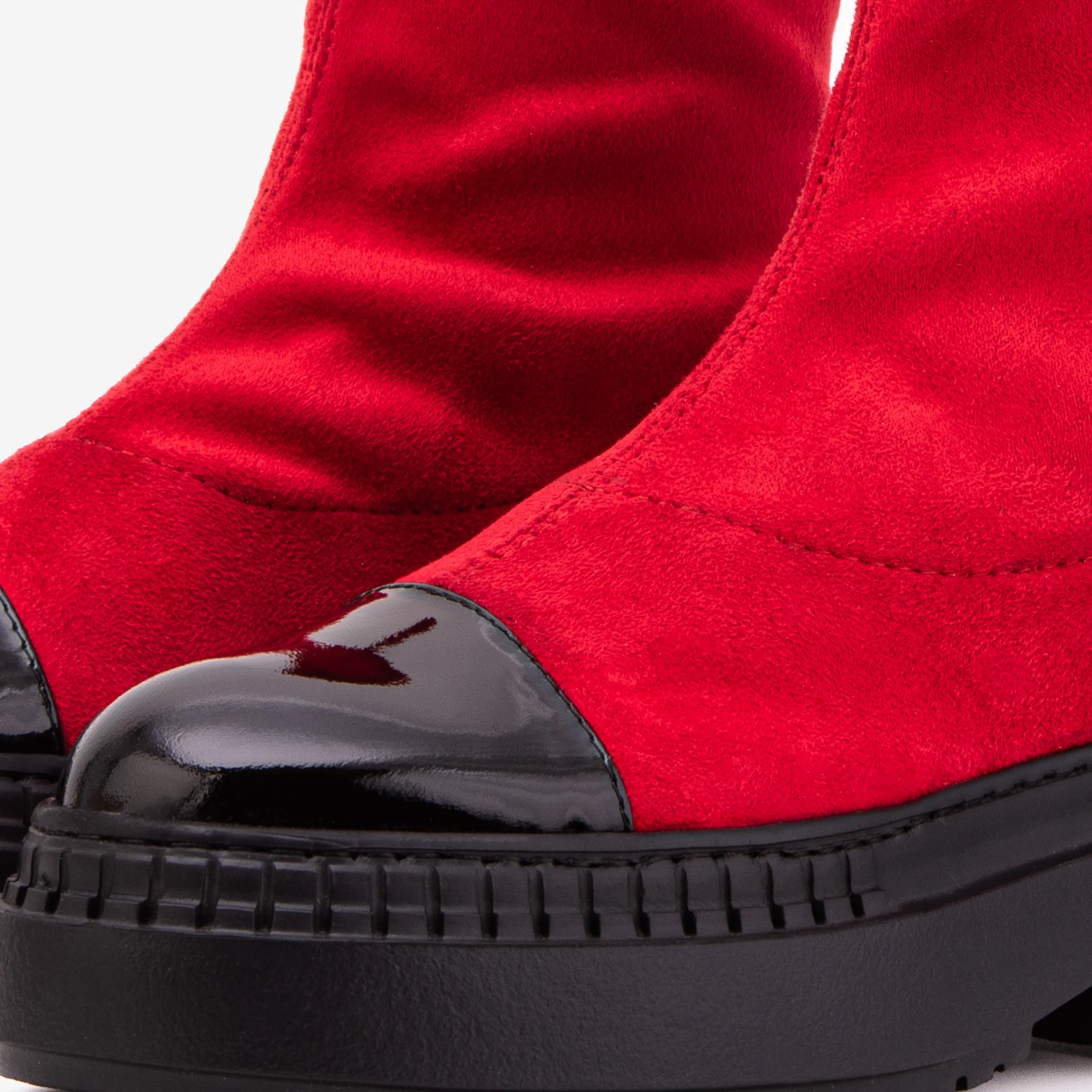 The Sorella Red Tip Suede Leather Women’s Boot - Image 3