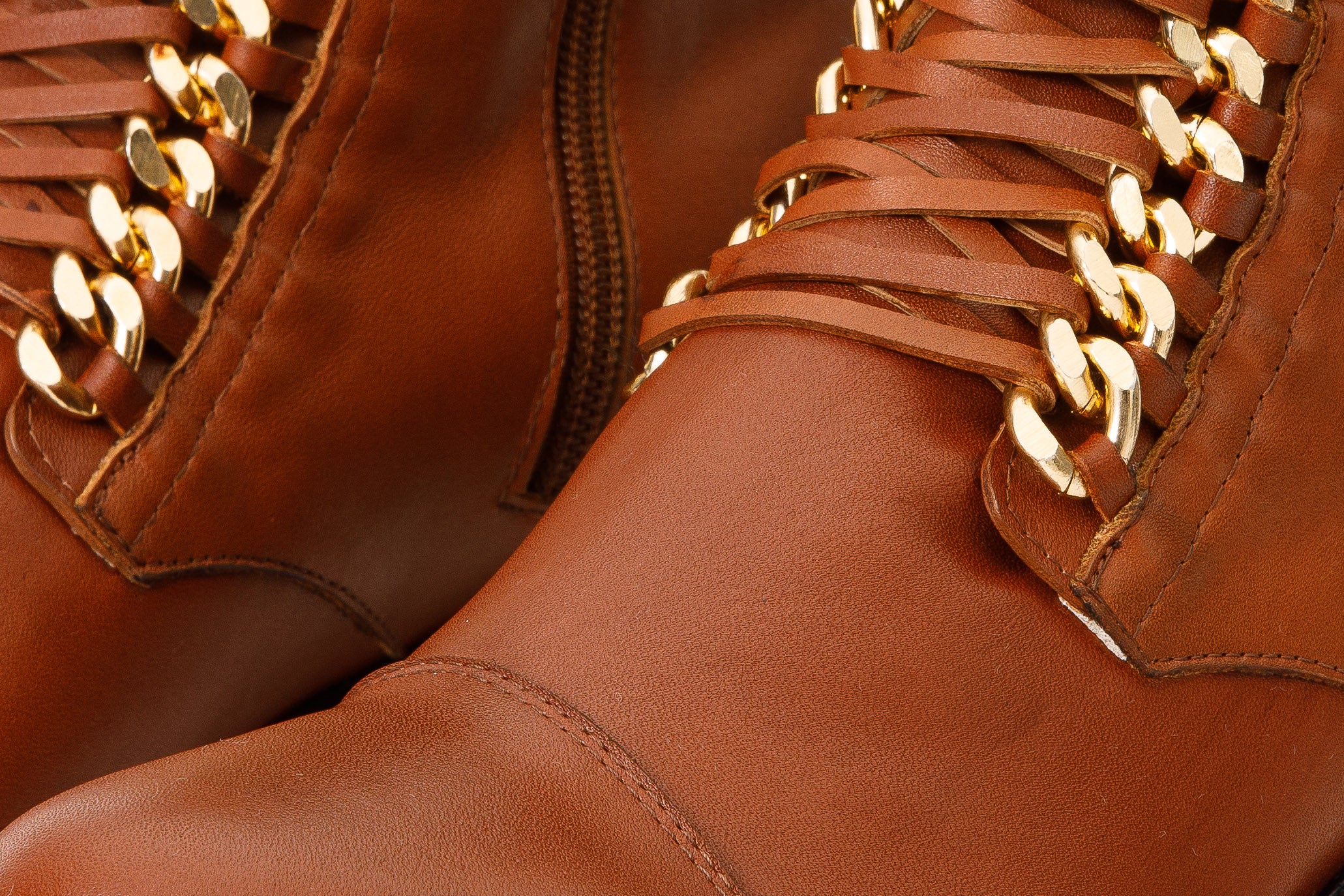 The Tuna Tan Leather Mid Calf Women Boot - Image 5