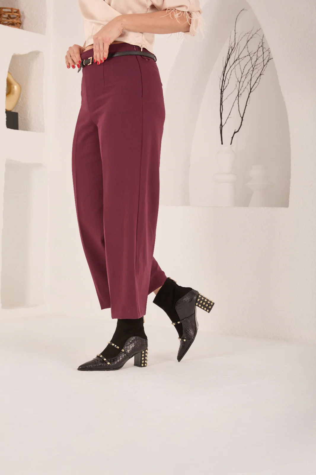 The Valentina Leather Block Heel Women Boot - Image 17