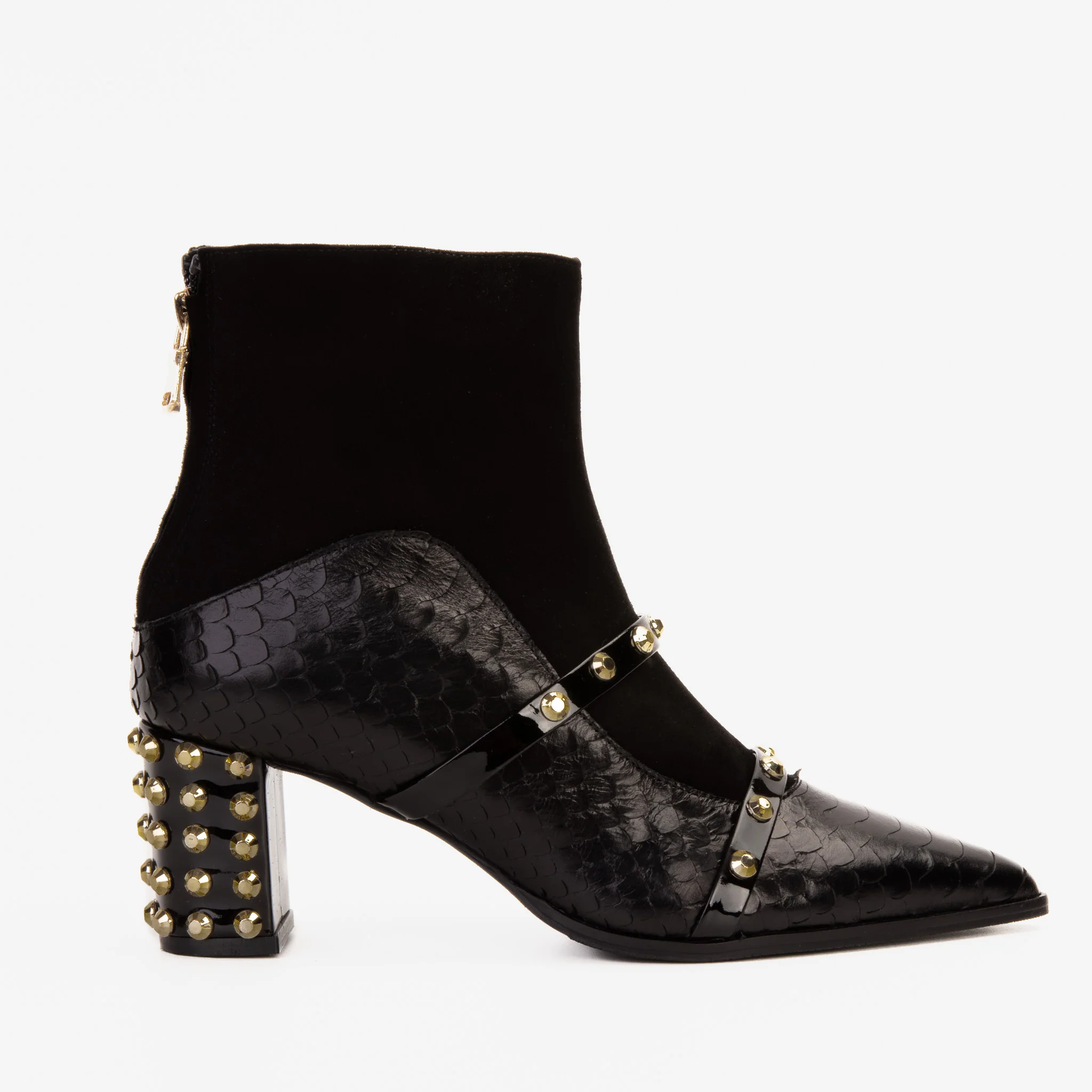 The Valentina Leather Block Heel Women Boot - Image 2