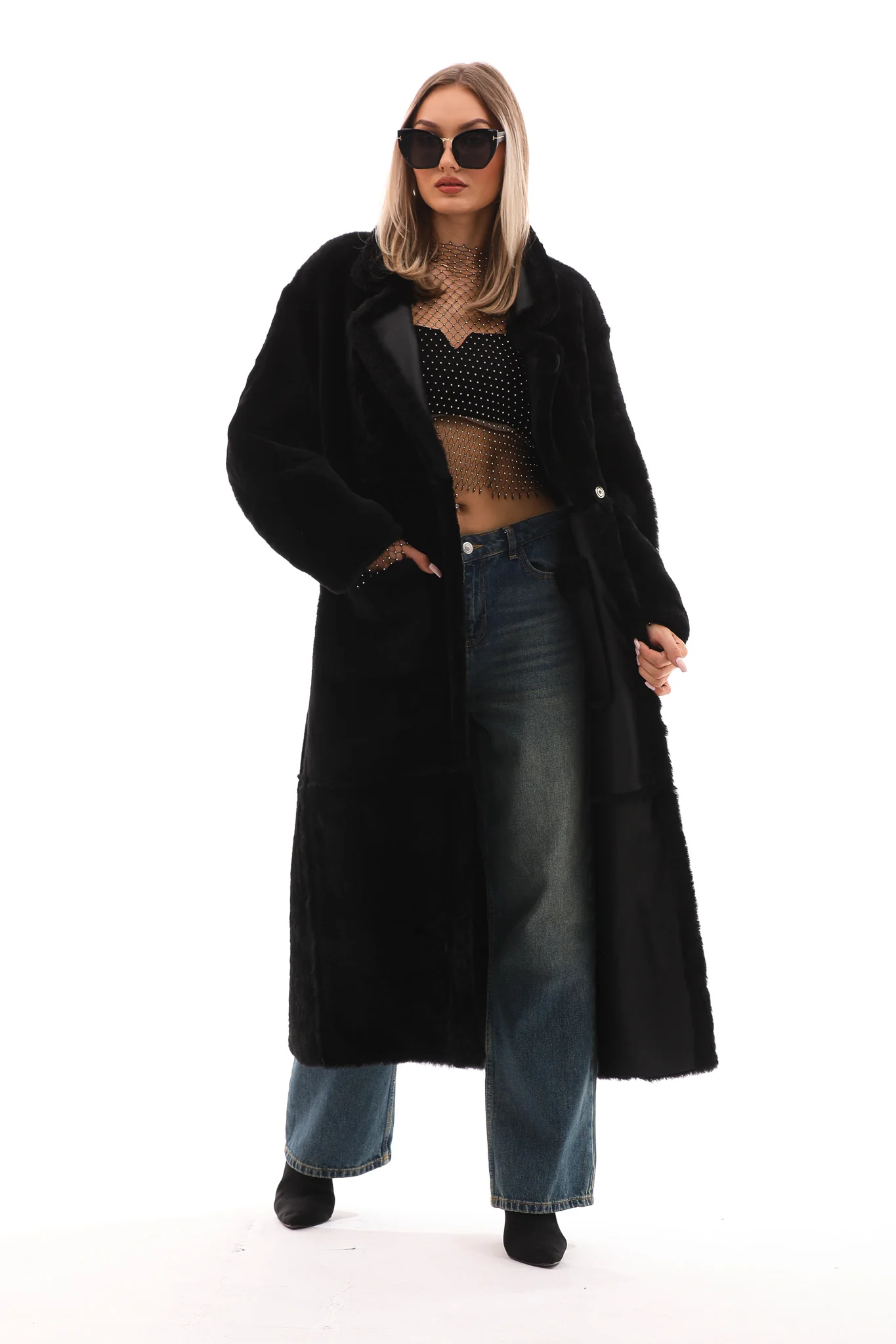 The Virelli Reversible Leather Women Jacket - Image 11
