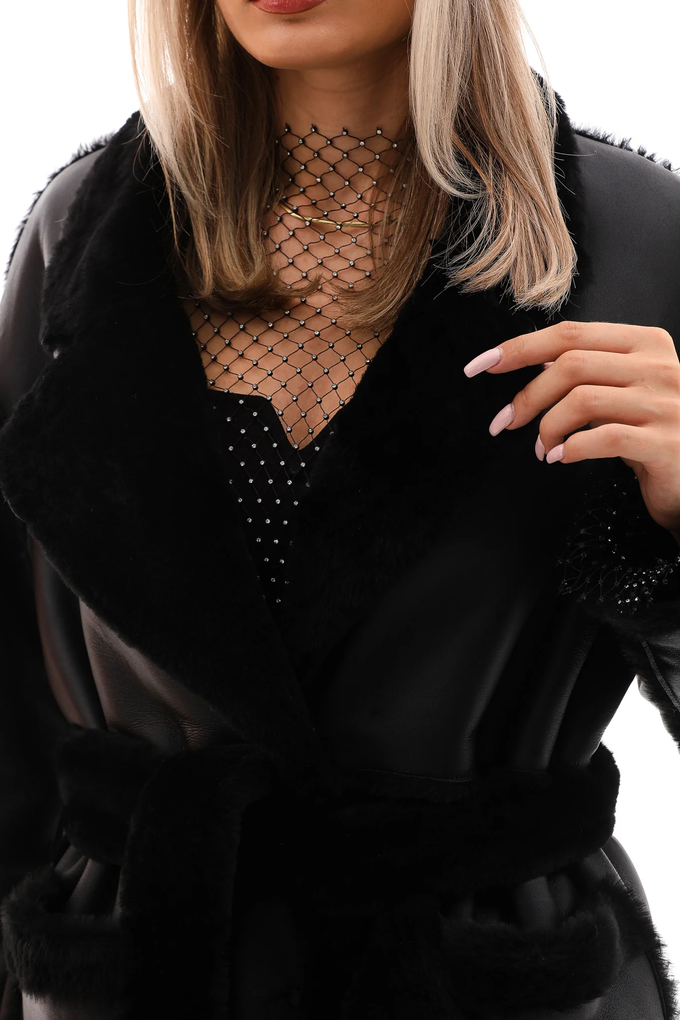The Virelli Reversible Leather Women Jacket - Image 5